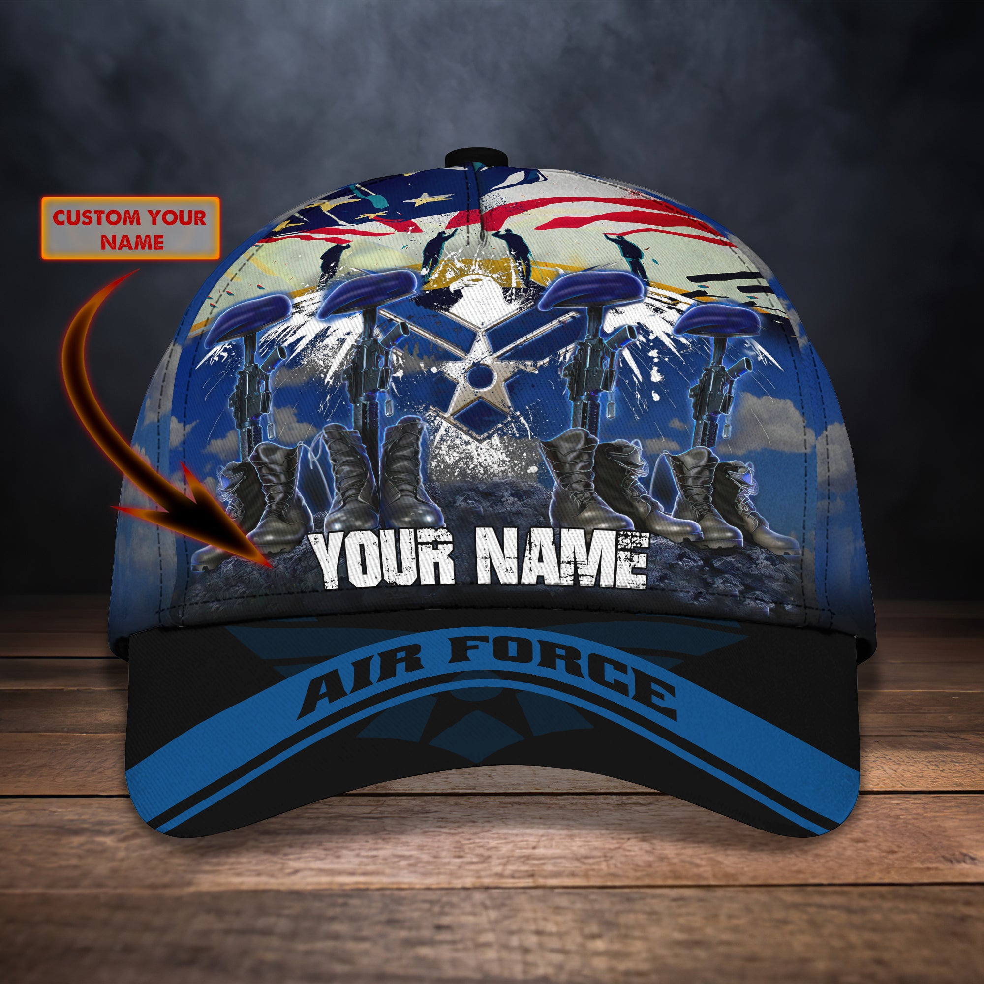 Air Force - Personalized Name Cap - Co98