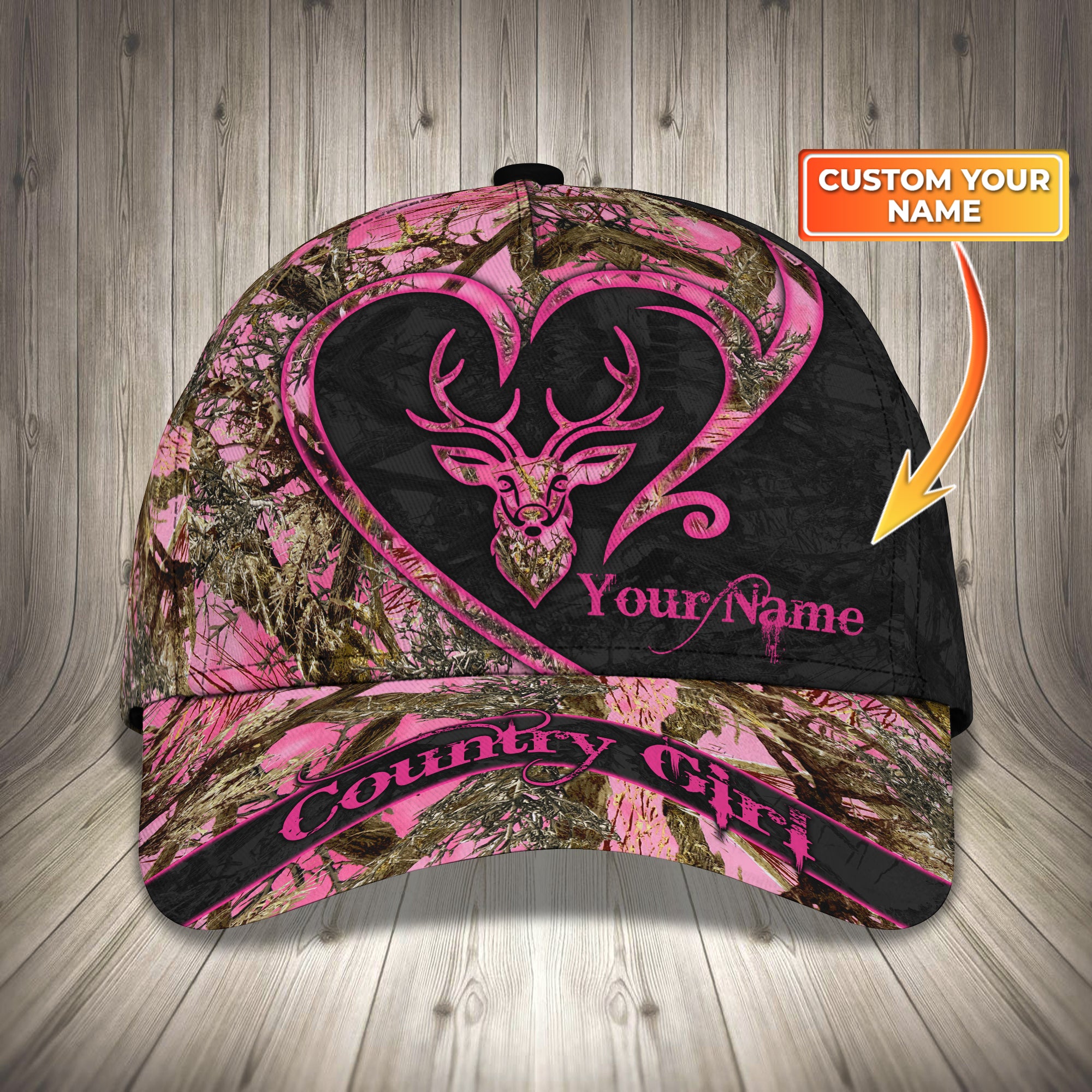 Country Girl - Personalized Name Cap - TT99-1117