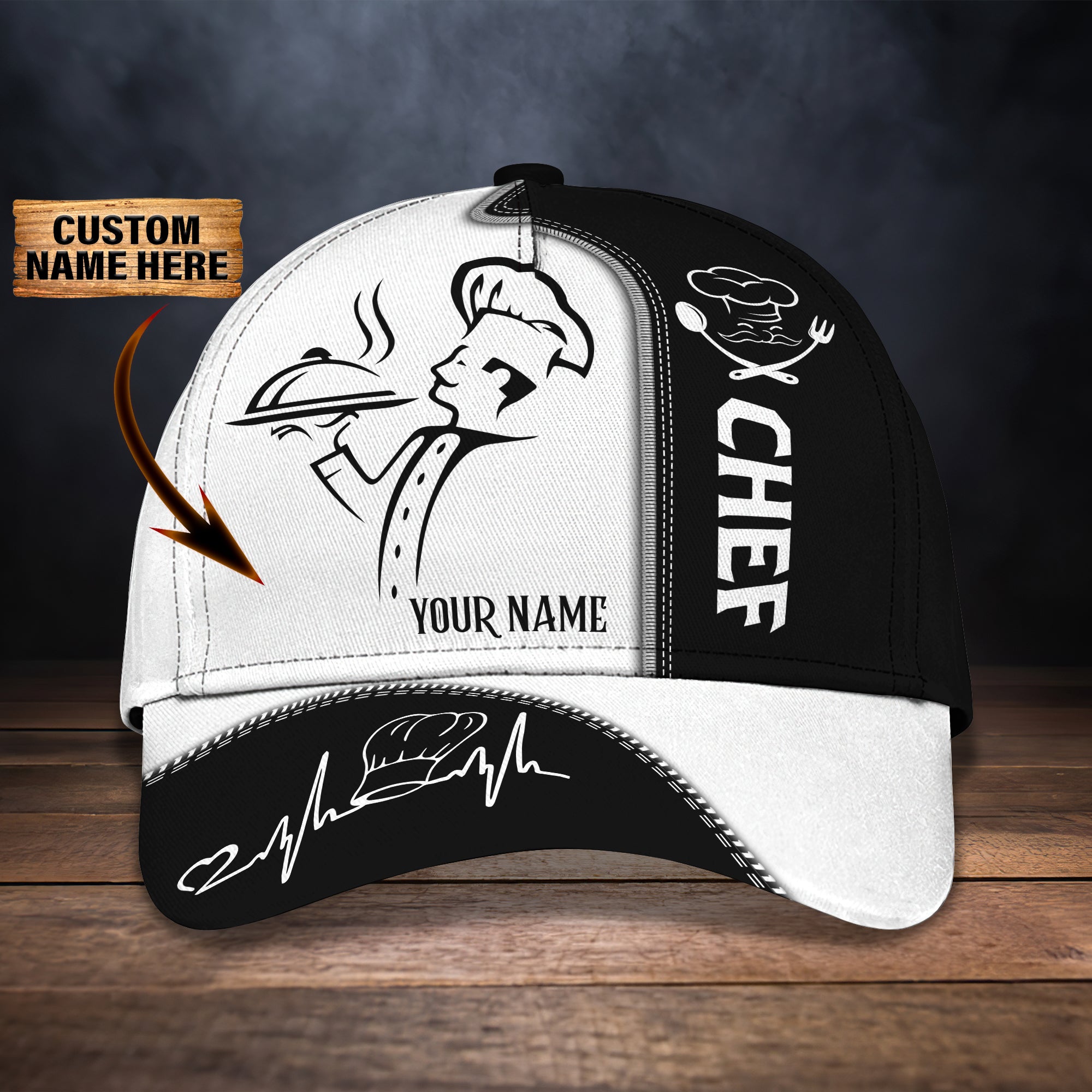 Chef - Personalized Name Cap