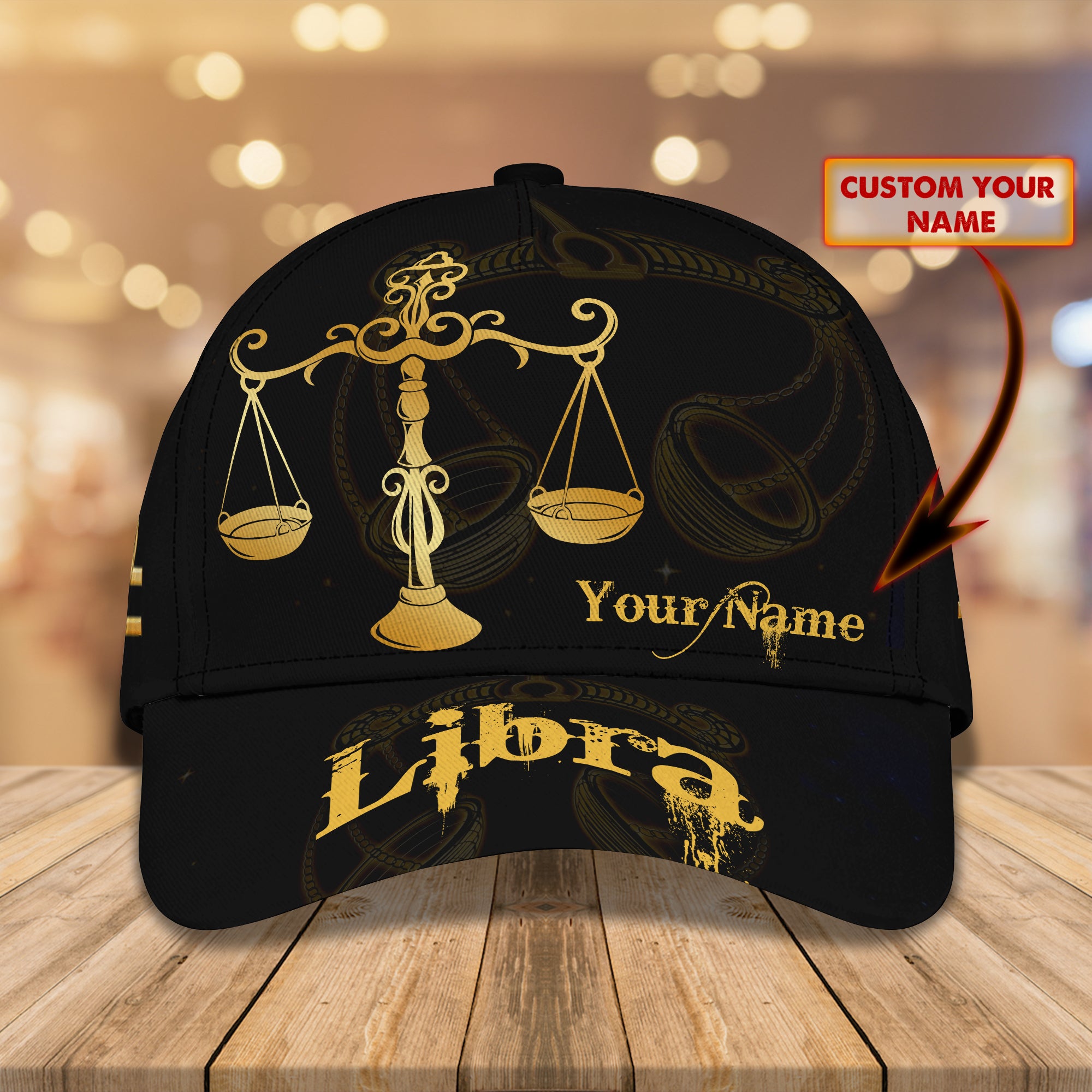 Libra - Personalized Name Cap - TT99