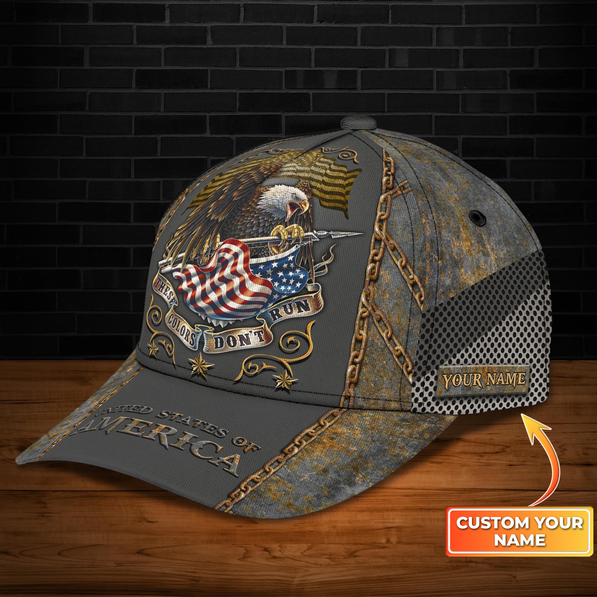 Personalized Classic Cap Eagle United States of America