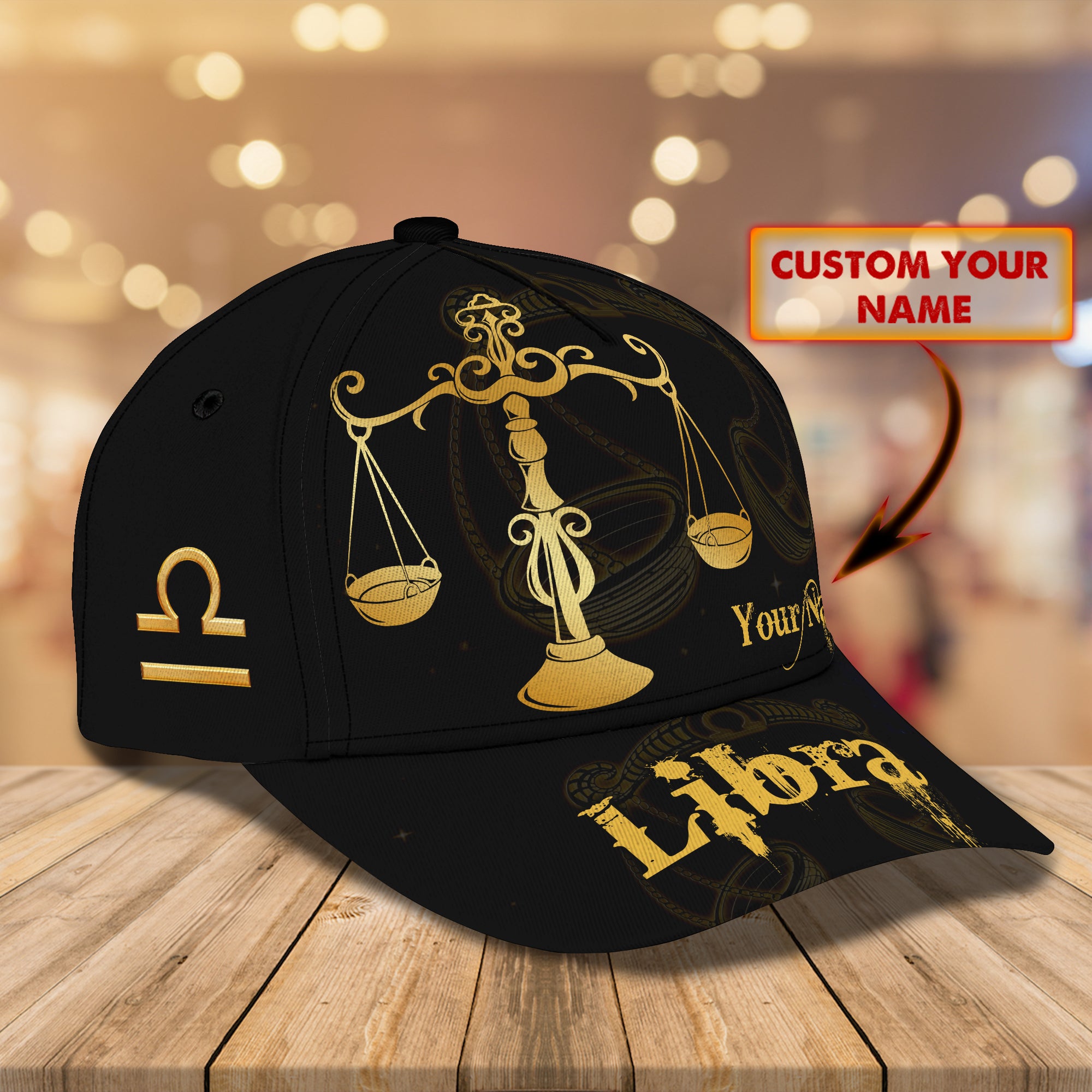 Libra - Personalized Name Cap - TT99