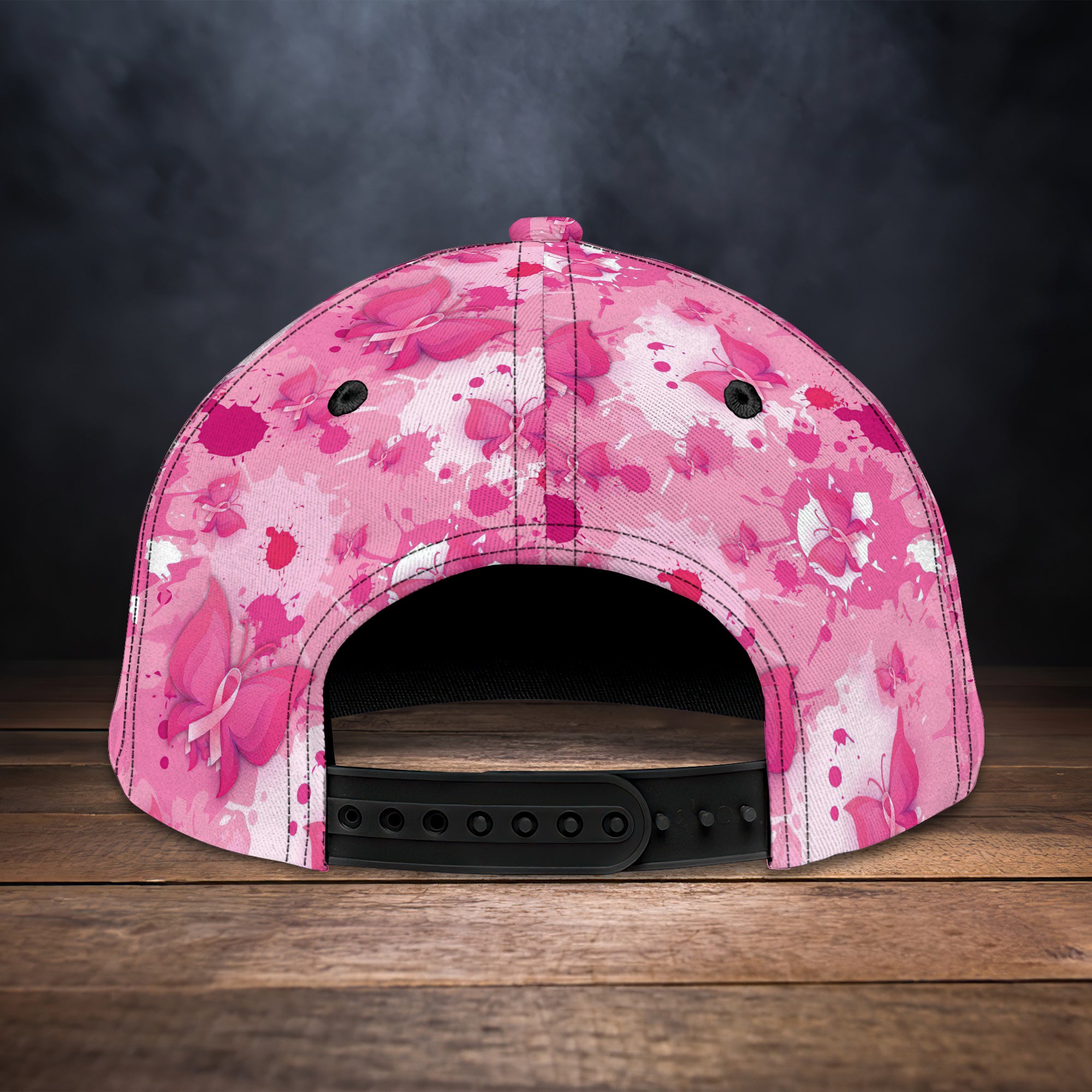 Breast Cancer Awareness 8 - Personalized Name Cap - Nsd99