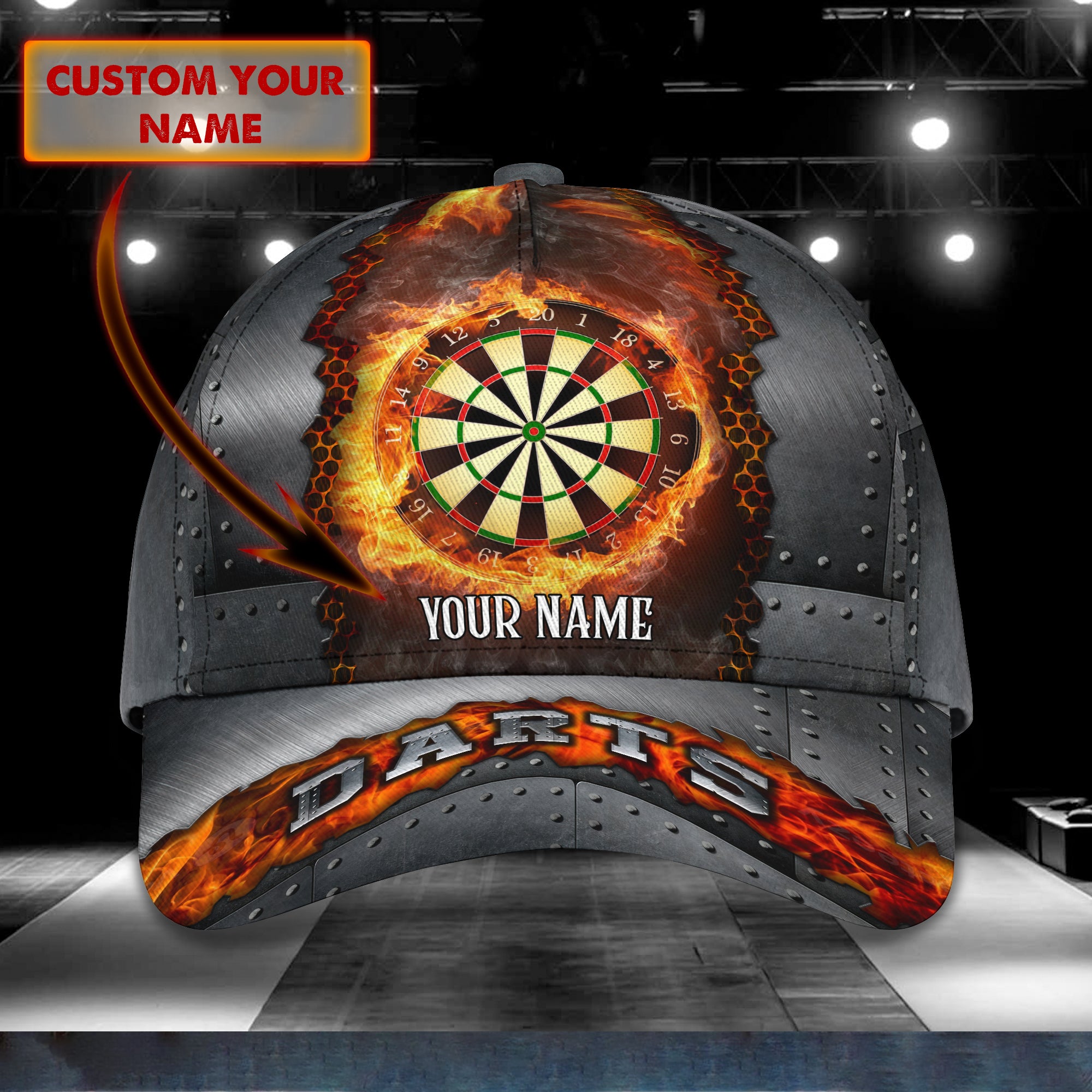 Darts 01 - Personalized Name Cap - ATM2K