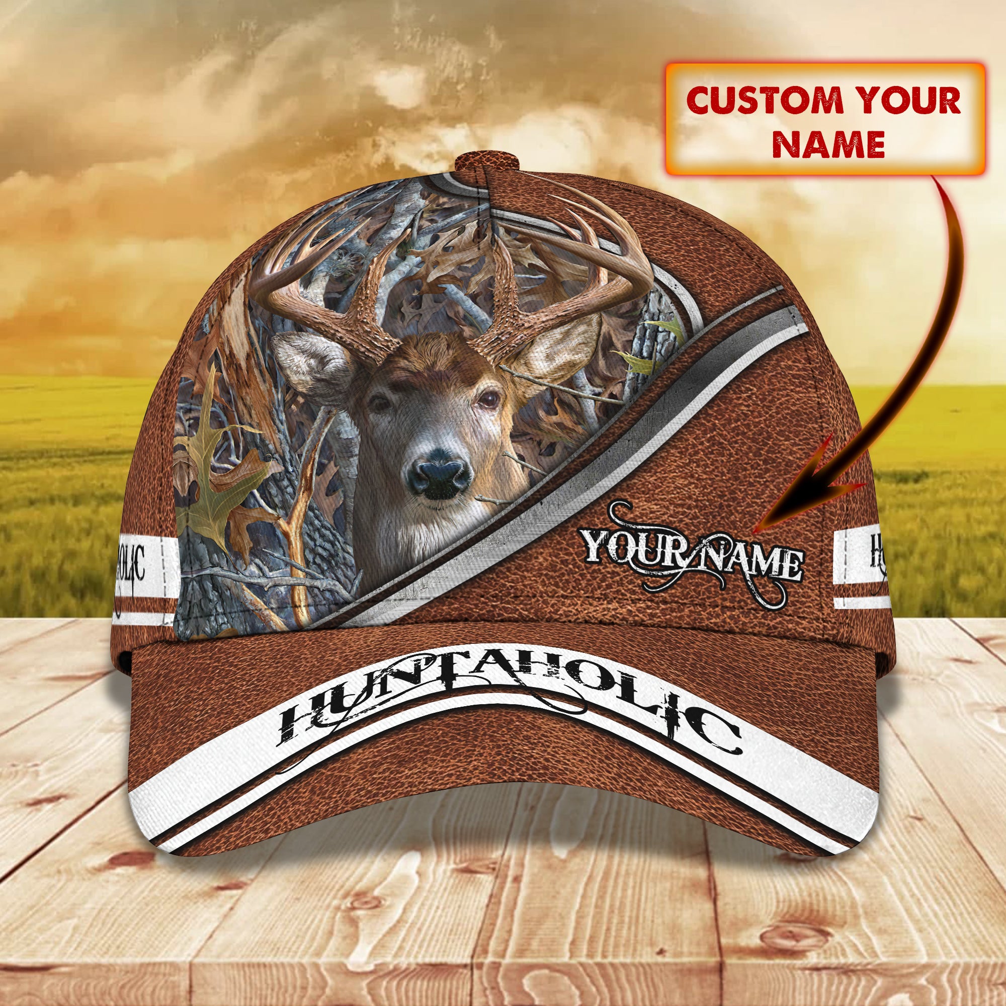 Huntaholic - Personalized Name Cap 43 - TAD