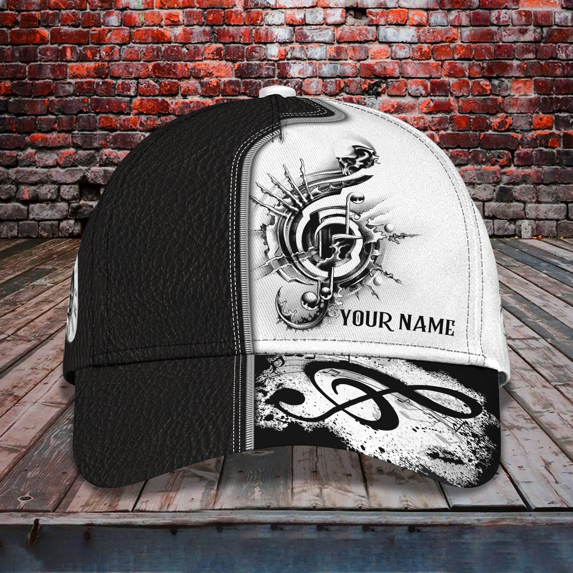 Music Is What Feeling - Personalized Name Cap - H98