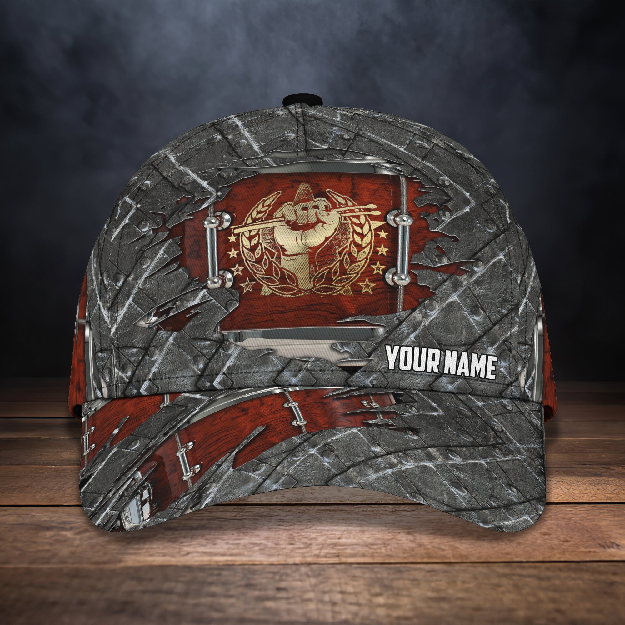 Drum Lover 040 - Personalized Name Cap