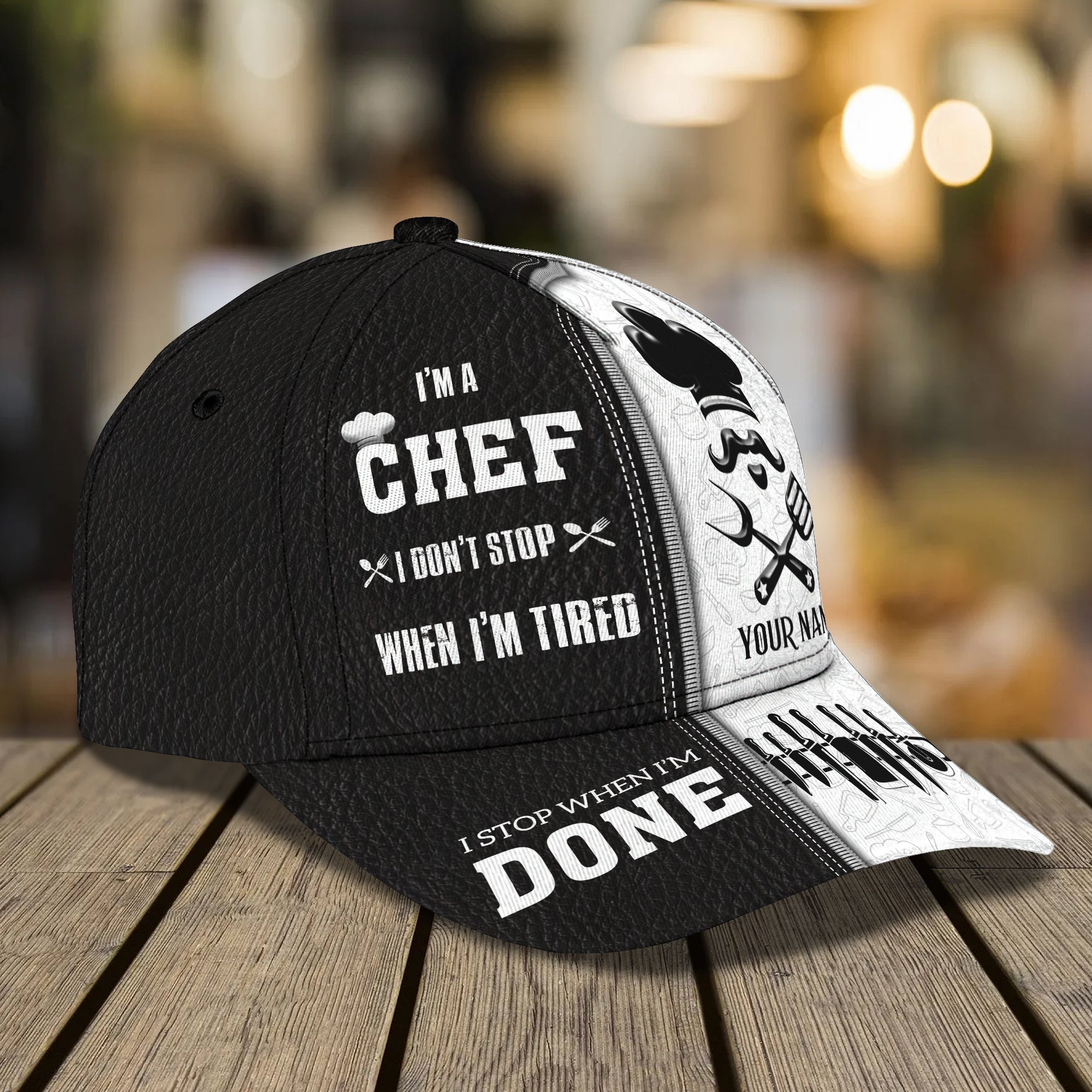 Chef - Personalized Name Cap - TT99-195