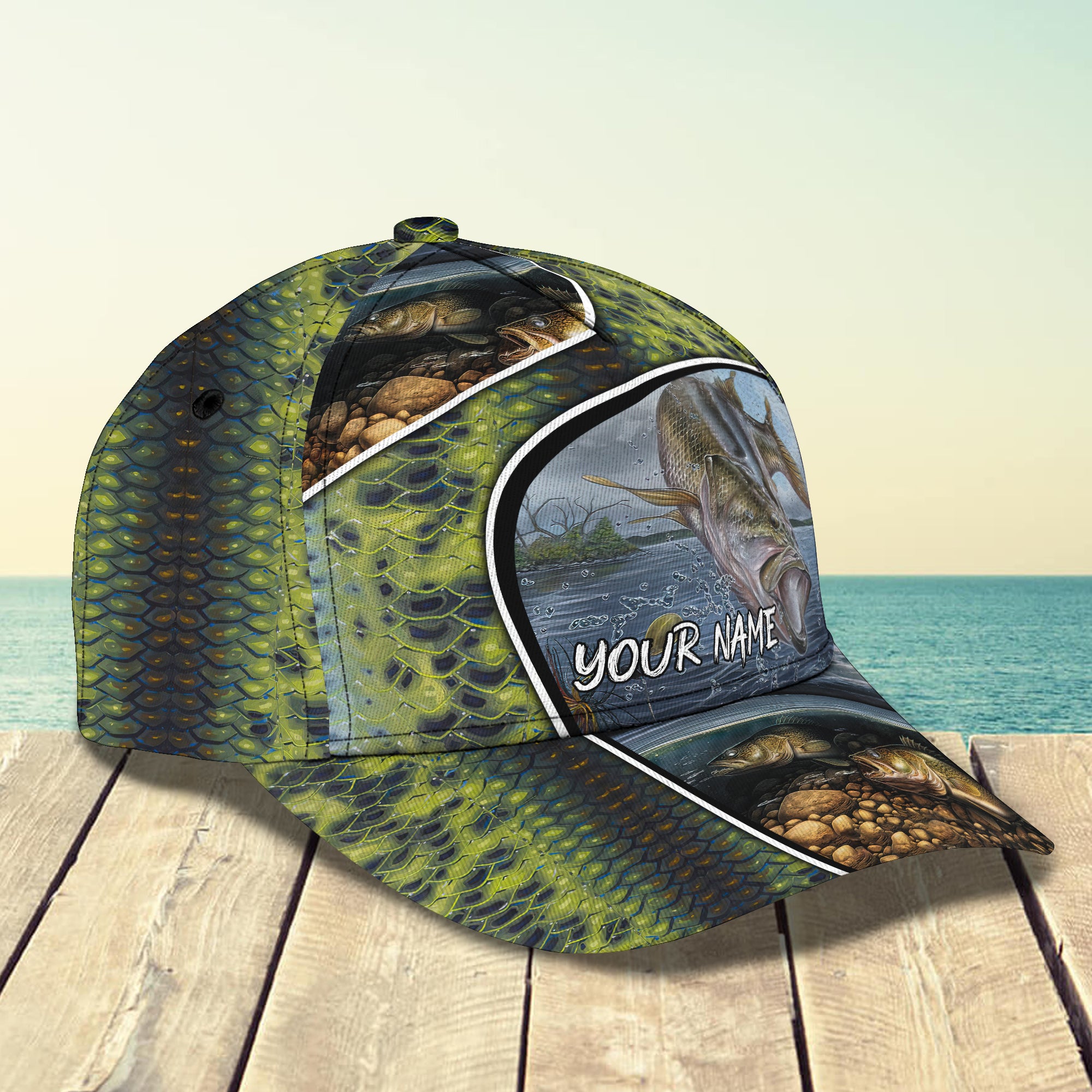 Fishing 01- Personalized Name Cap - Pth98