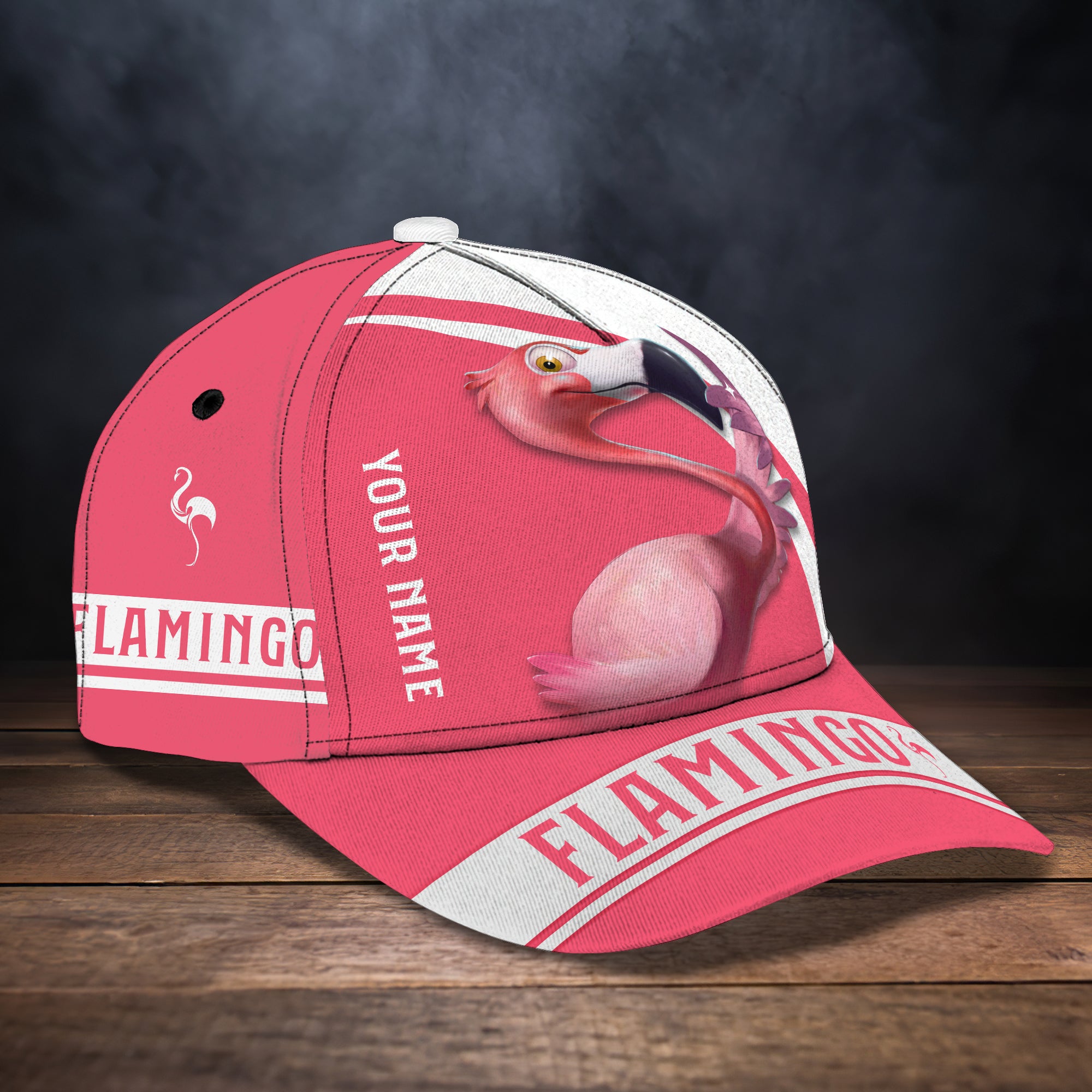 Funny Flamingo - Personalized Name 3D T Shirt - Lta98 36
