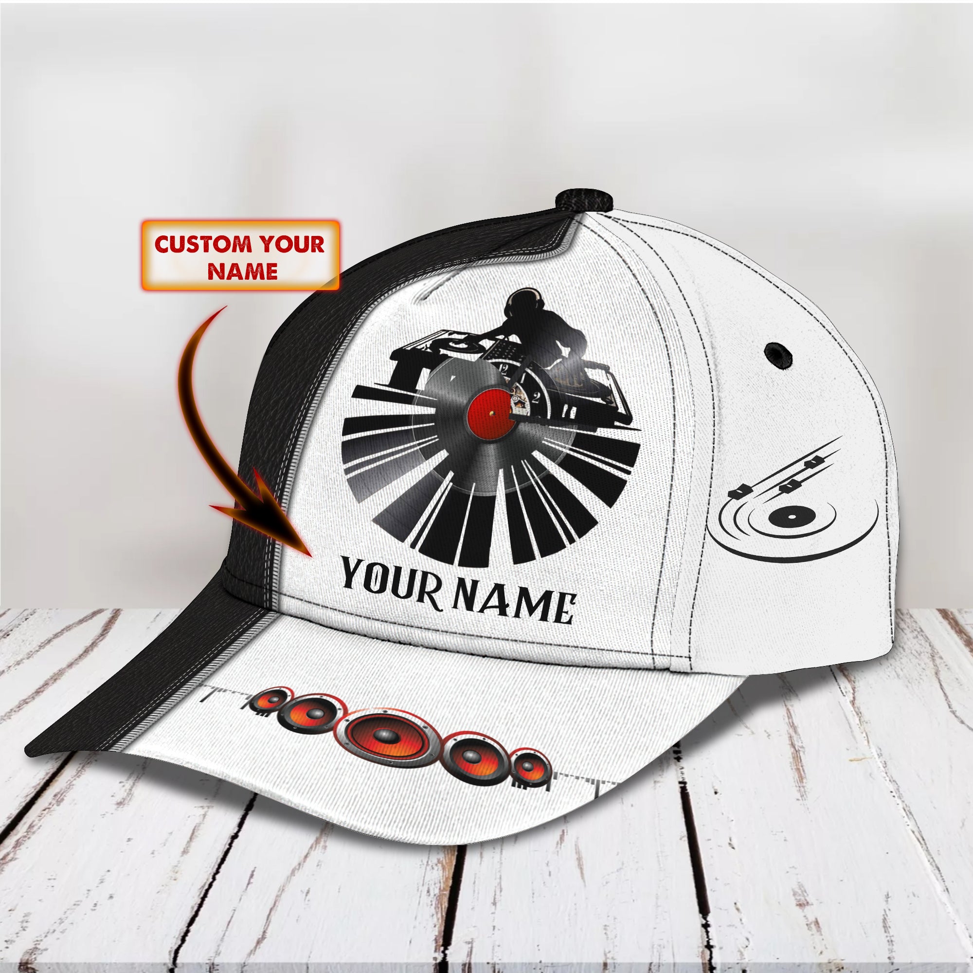 DJ - Personalized Name Cap