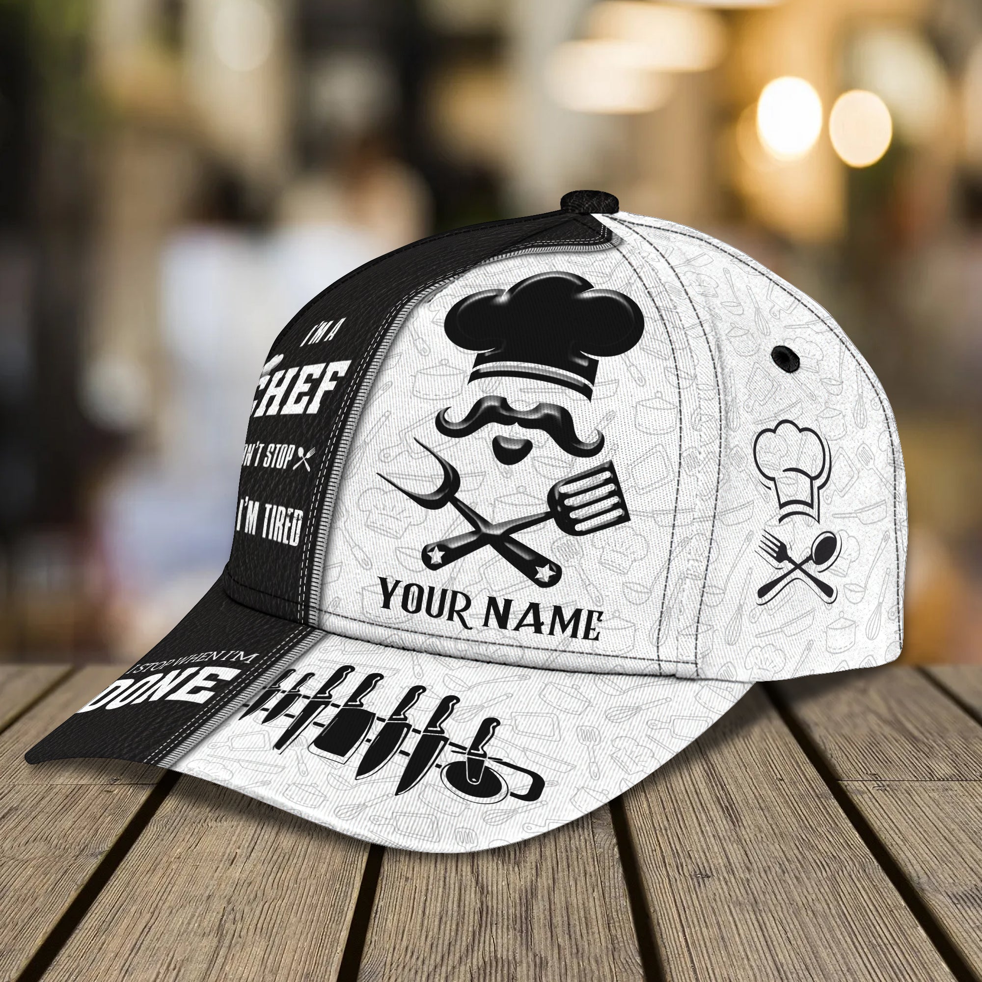 Chef - Personalized Name Cap - TT99-195