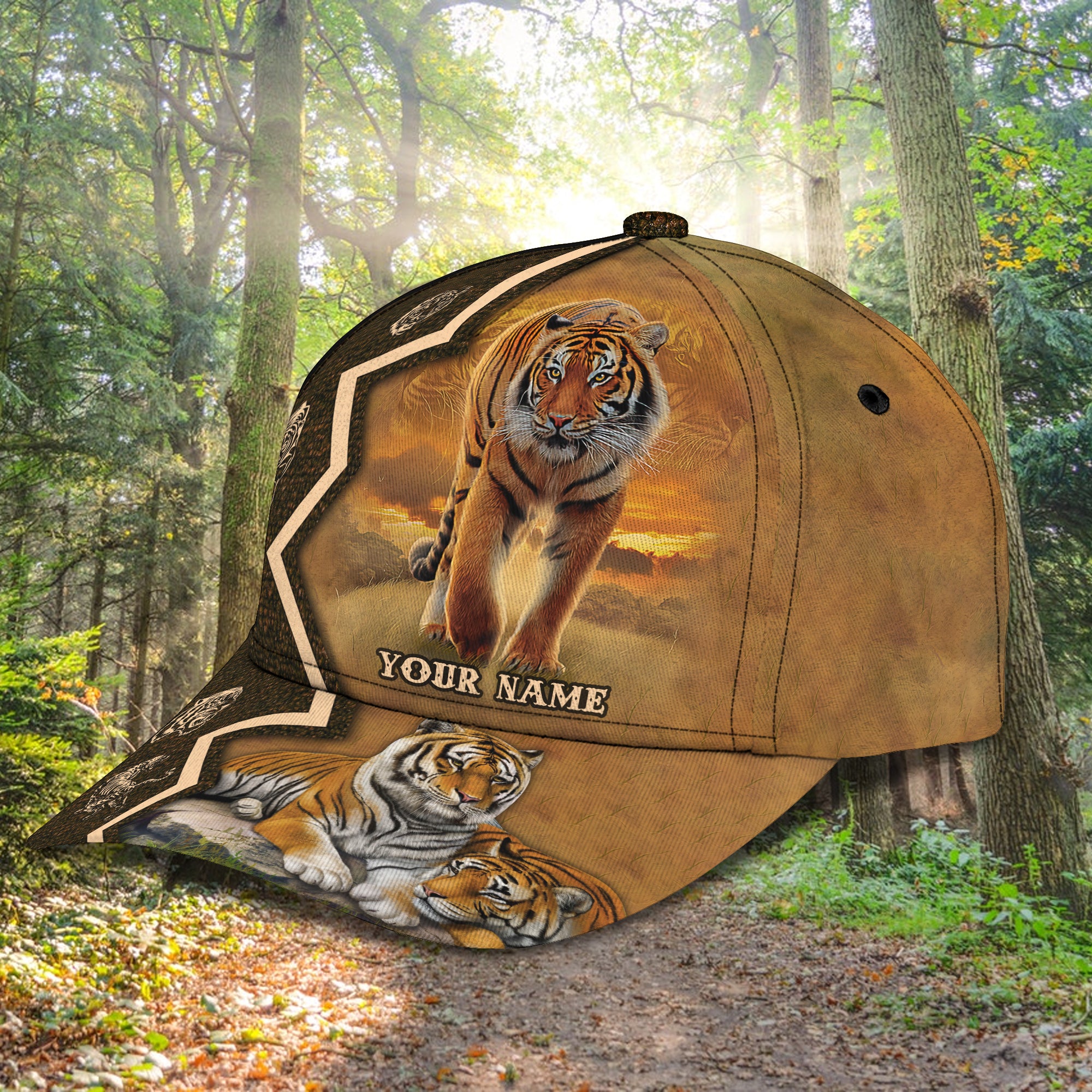 The Tiger King 08 - Personalized Name Cap - Pth98