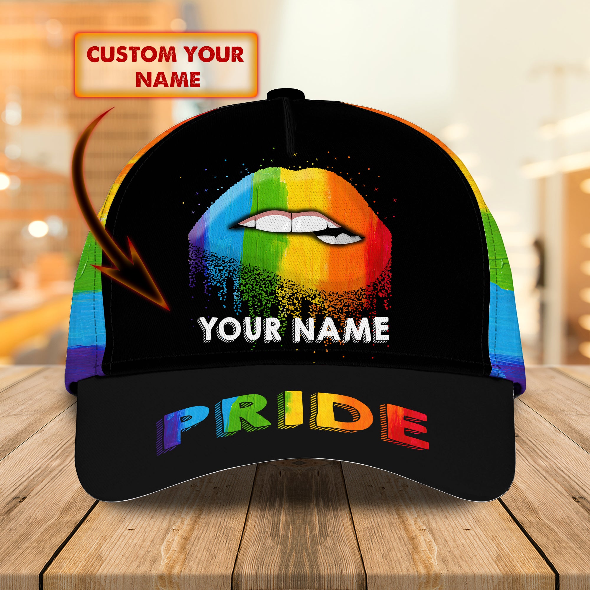 Super LGBT 15 - Personalized Name Cap - Cpd
