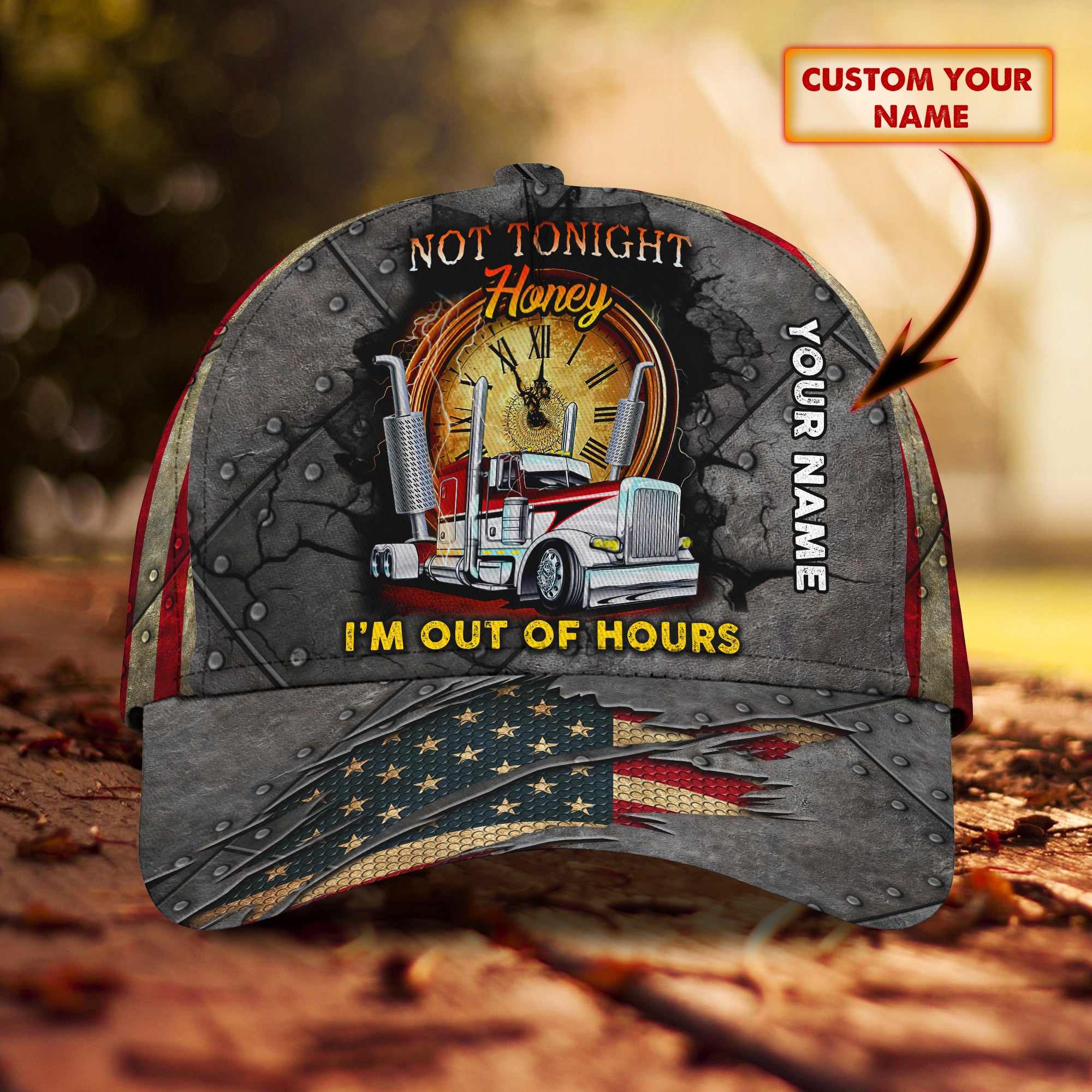 TRUCKER CAP8 - Personalized Name Cap - BY97