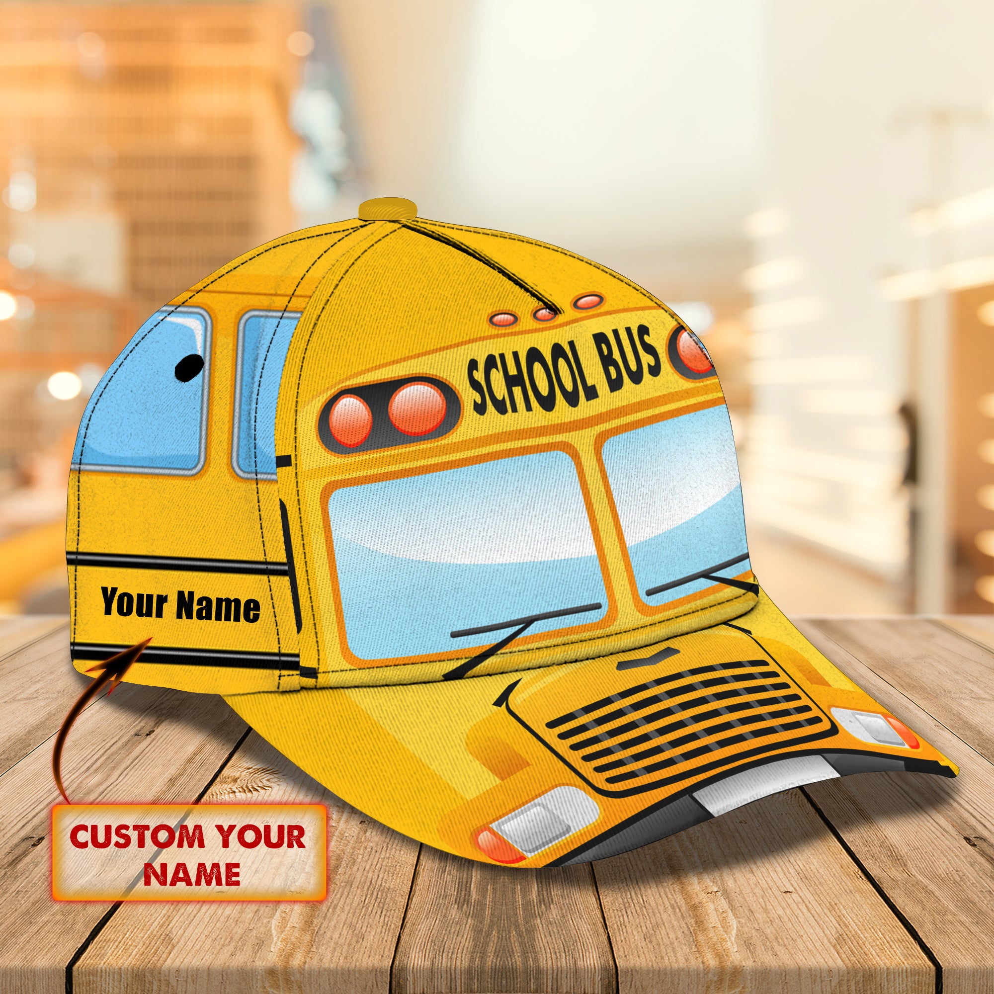 Bus - Personalized Name Cap - Tt99-107