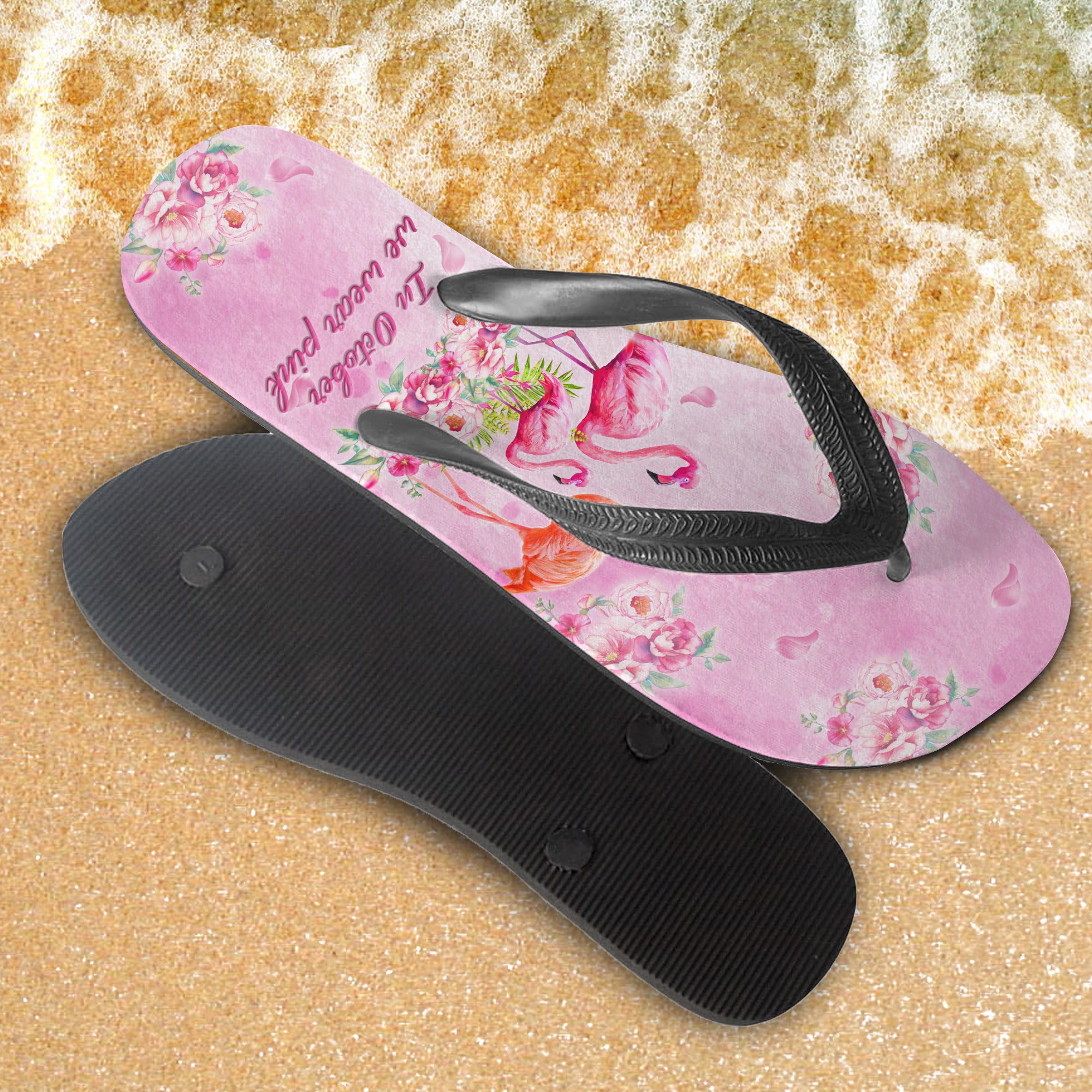 Custom Flip Flops - Flamingo - Fuly 14