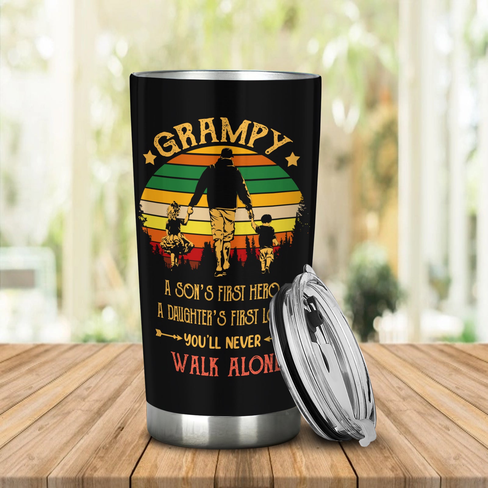 Grampy, Gift For Father's Day, Tumbler, Tad 18