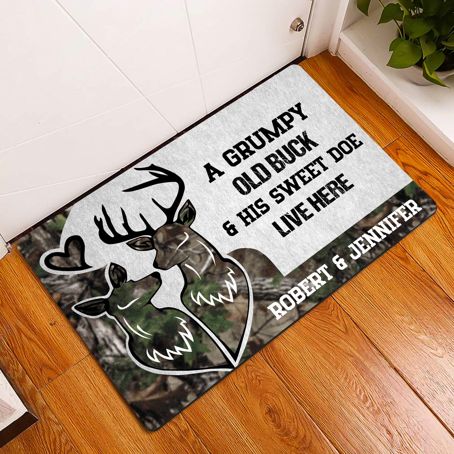 NA93 - DOORMAT - GRUMPY OLD BUCK 110