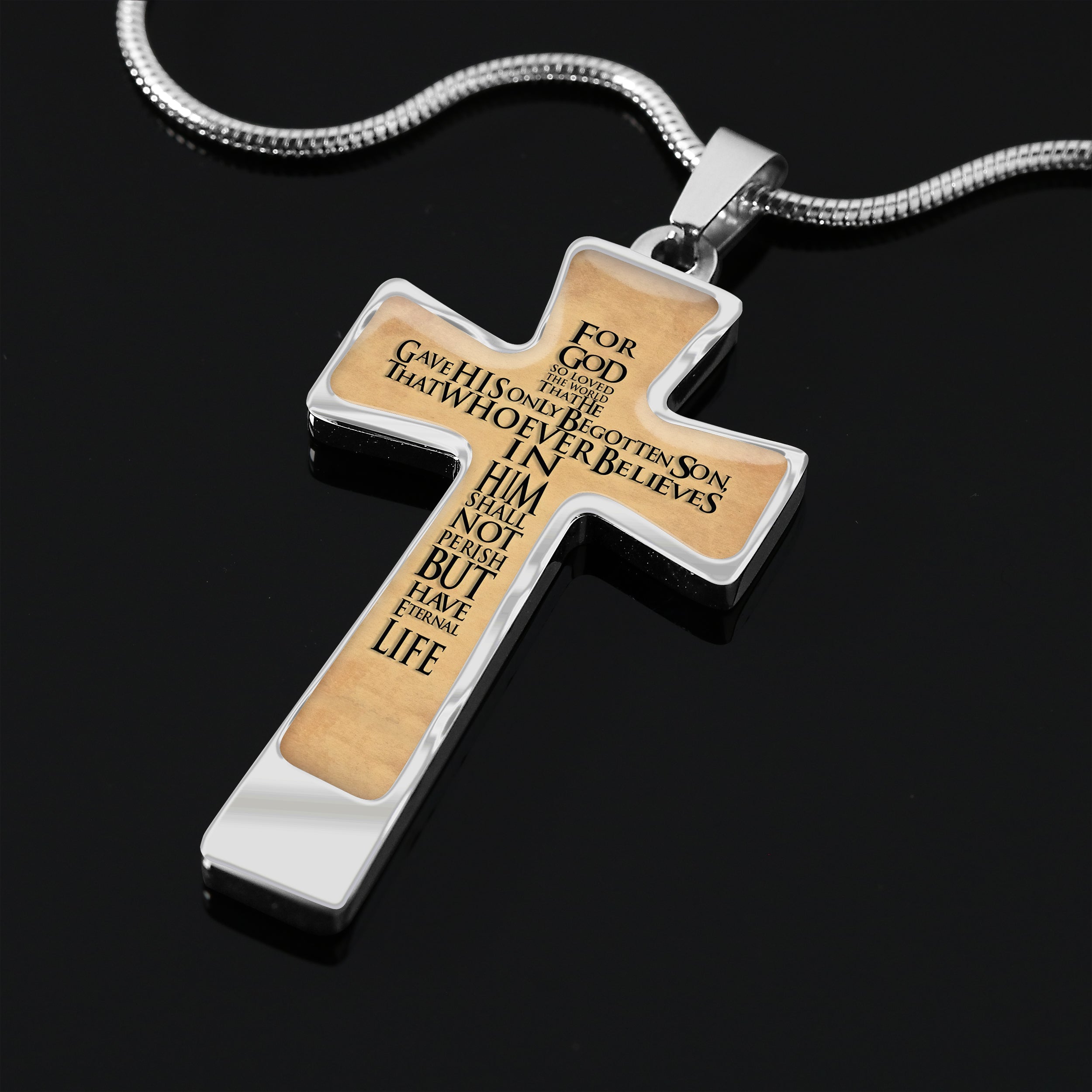 Custom Cross Necklace - Faith - Vhv-cross-001