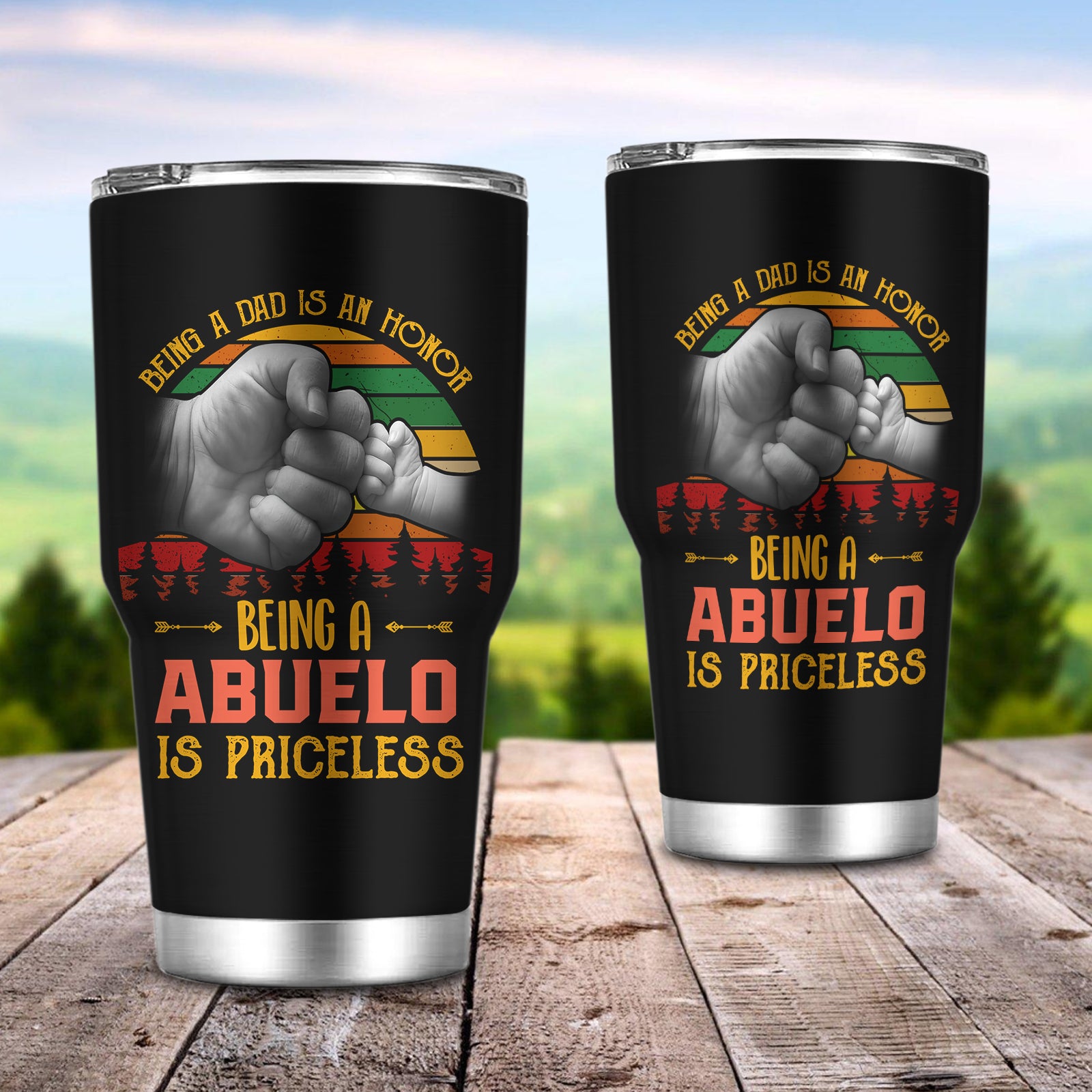 Abuelo, Gift For Father's Day, Tumbler, Tad 26