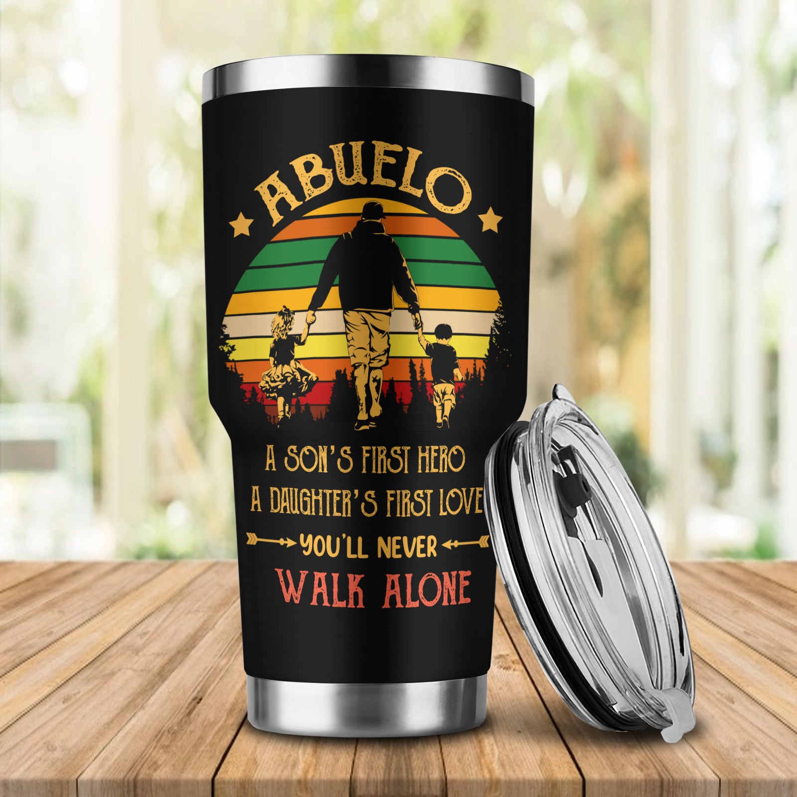 Abuelo, Gift For Father's Day, Tumbler, Tad 20