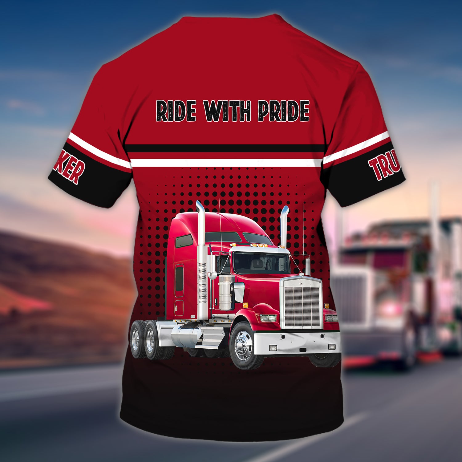 Ride With Pride - Personalized Name 3D Tshirt 65 - LTA98