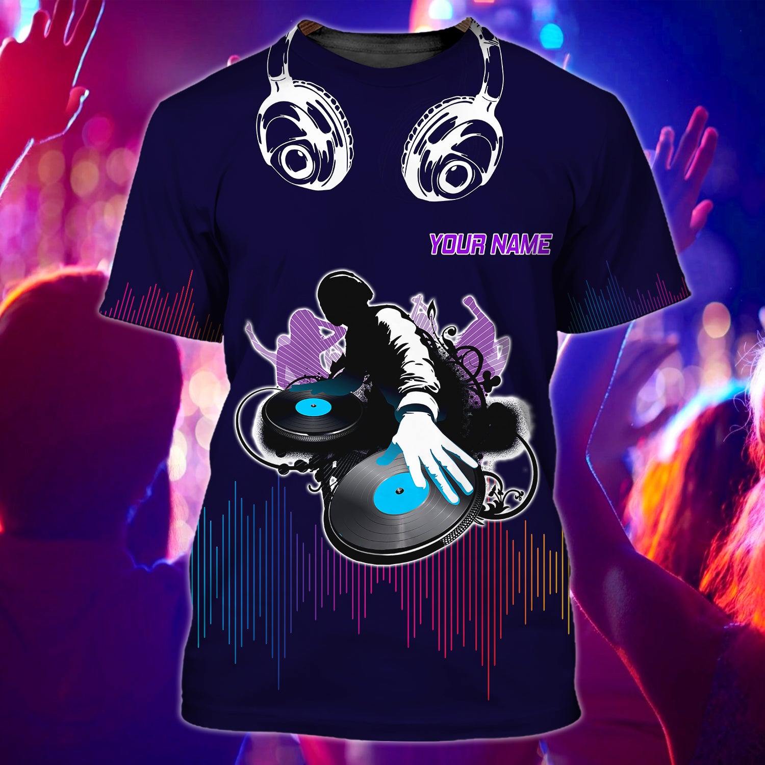 DJ - Personalized Name 3D Tshirt - TT99-247
