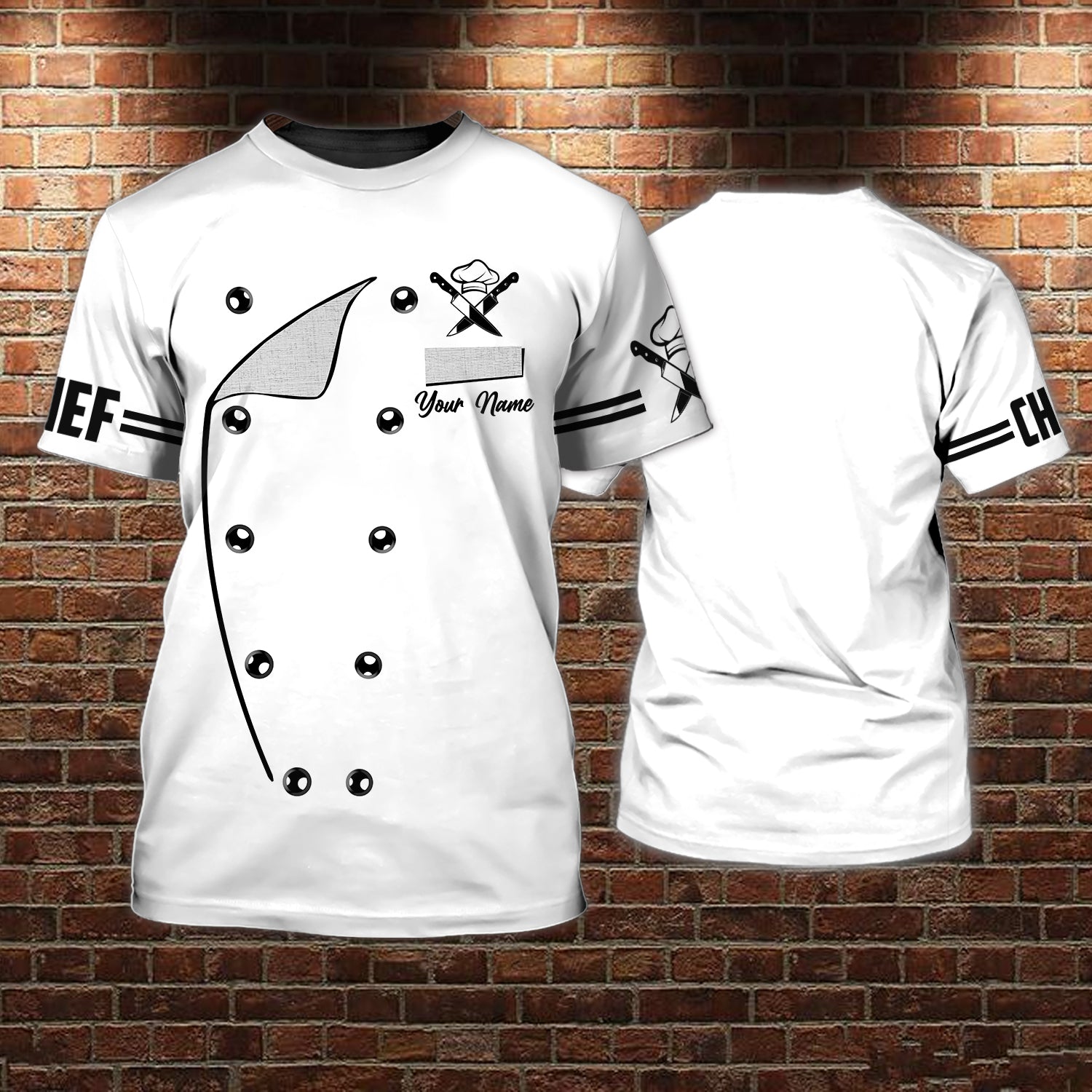 Chef 79 - Personalized Name 3D Tshirt