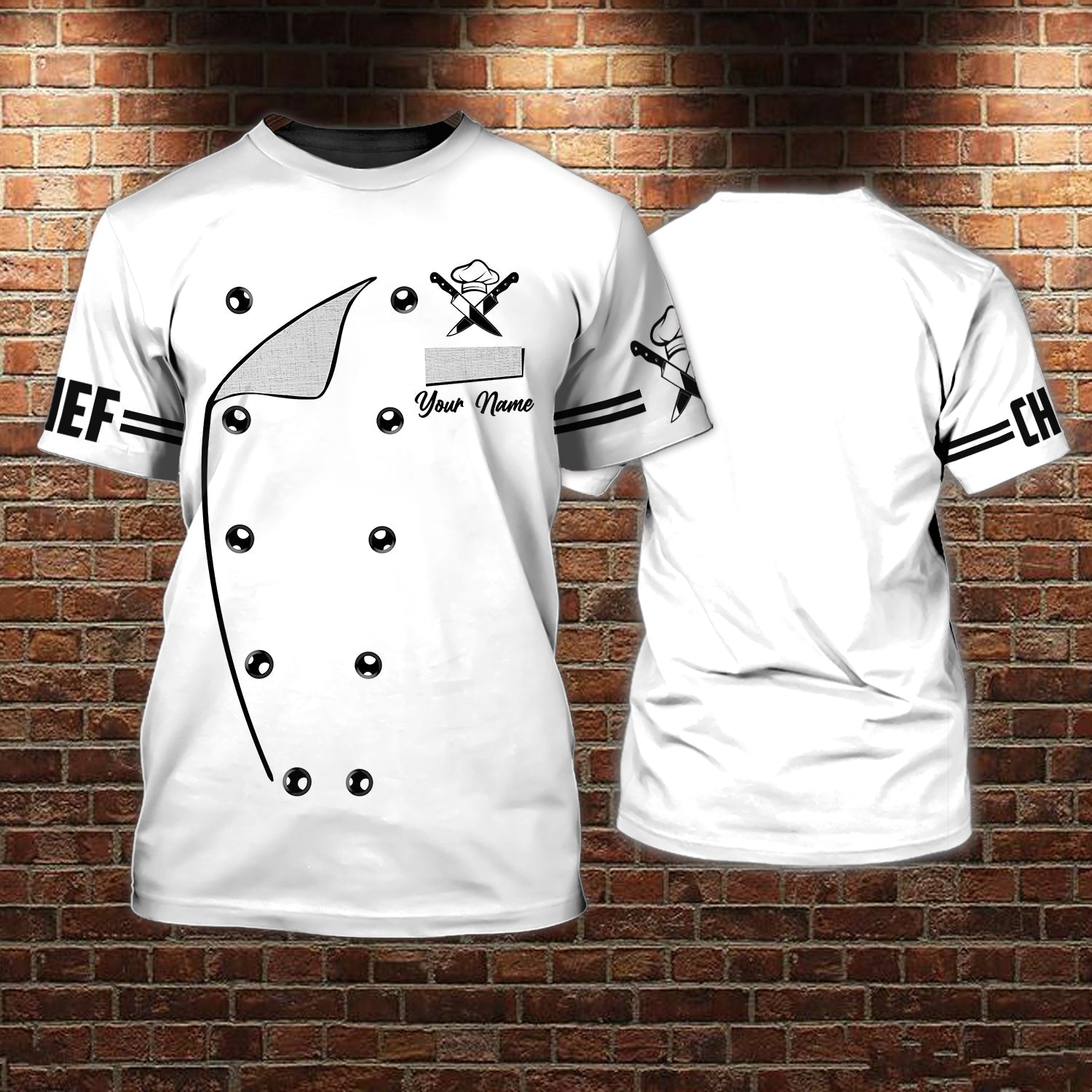 3D CHEF 79 - Personalized Name 3D Tshirt - N94