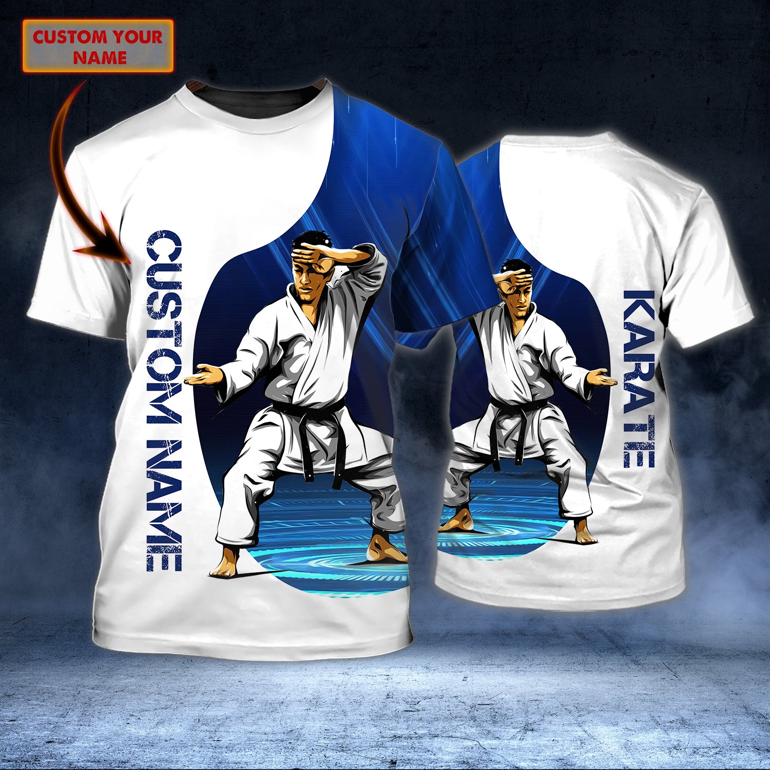Karate - Personalized Name 3D Tshirt - QB95