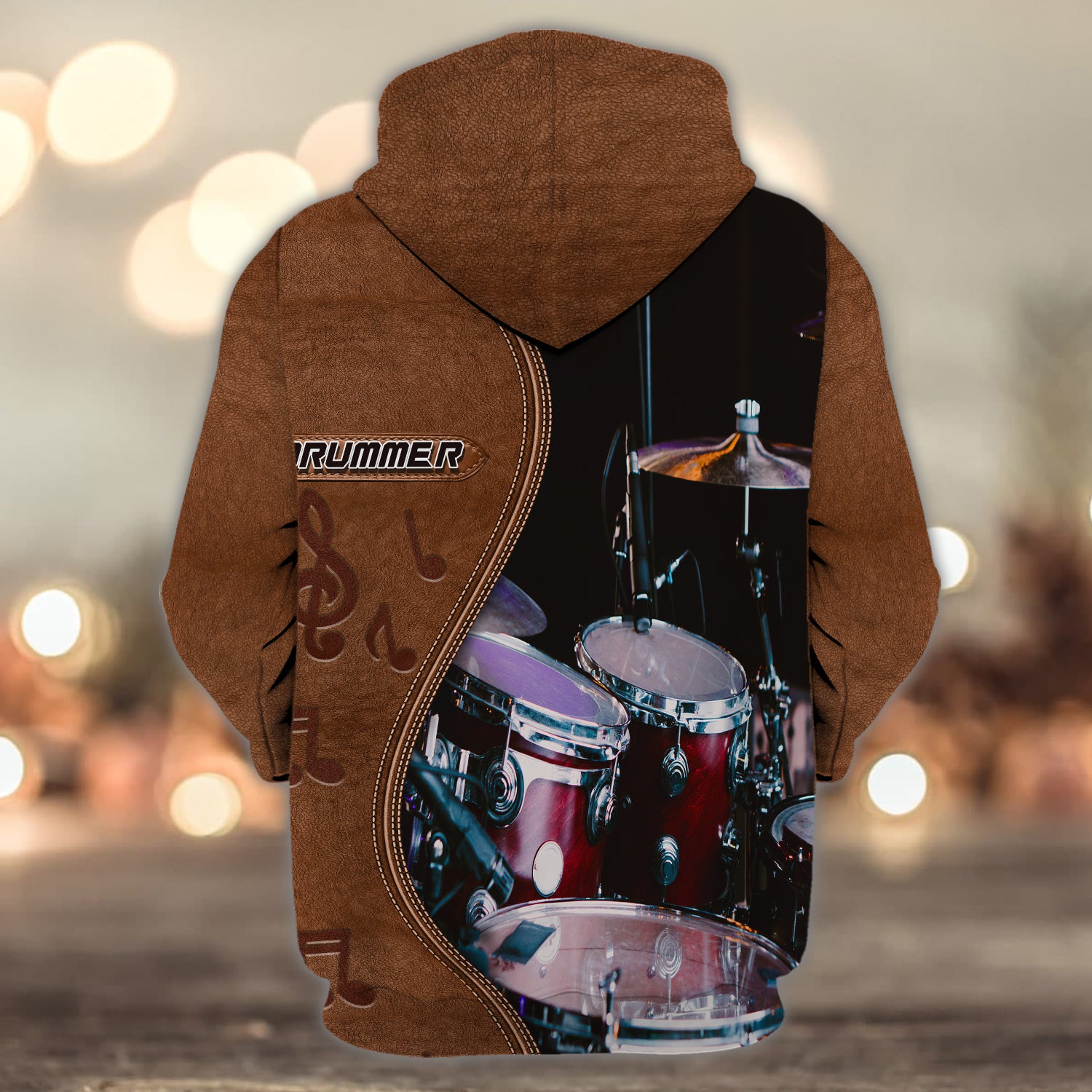 Drum, Drumer - Personalized Name 3D Zipper hoodie 09 - HN95