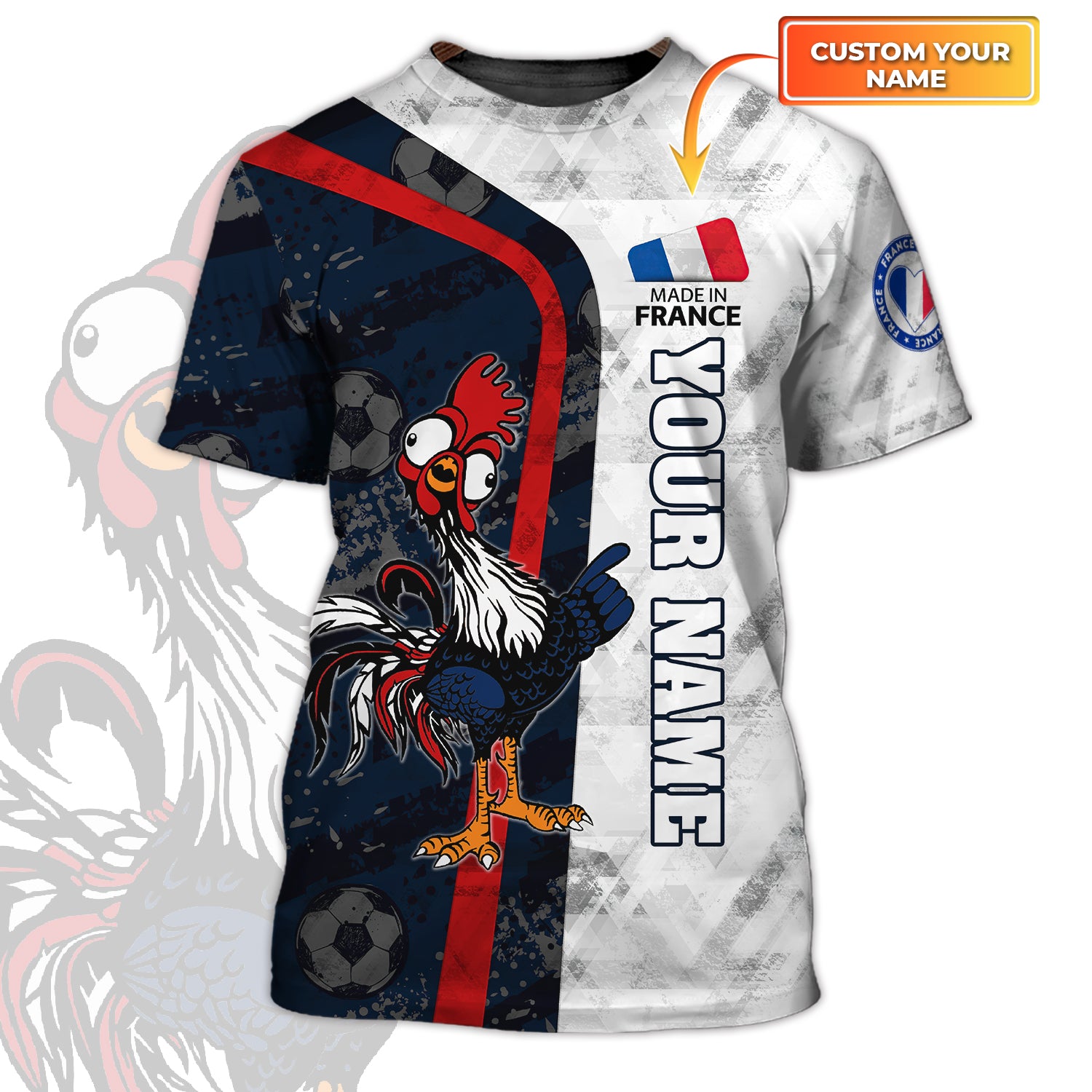 Rooster France Football Champion Personalize Shirt