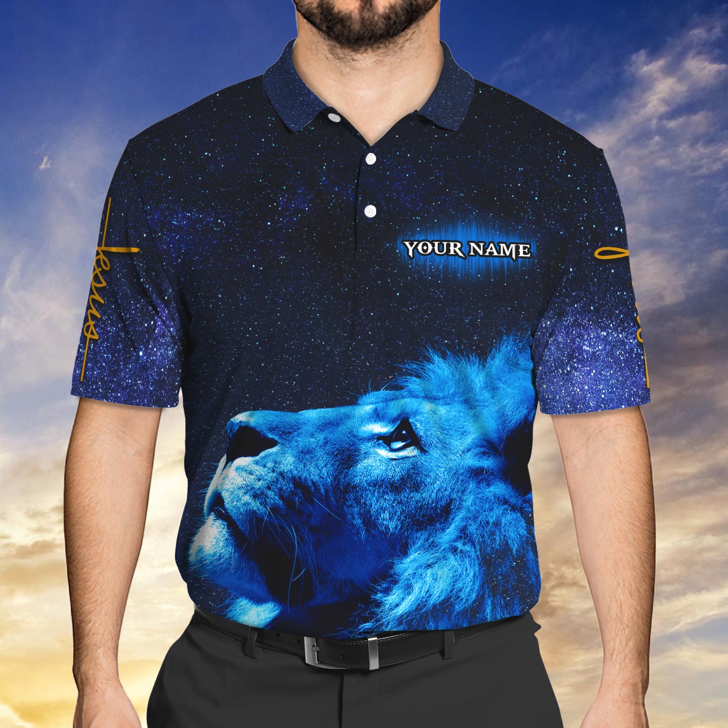 In God We Trust - Personalized Name 3D Polo Shirt 01 - CV98