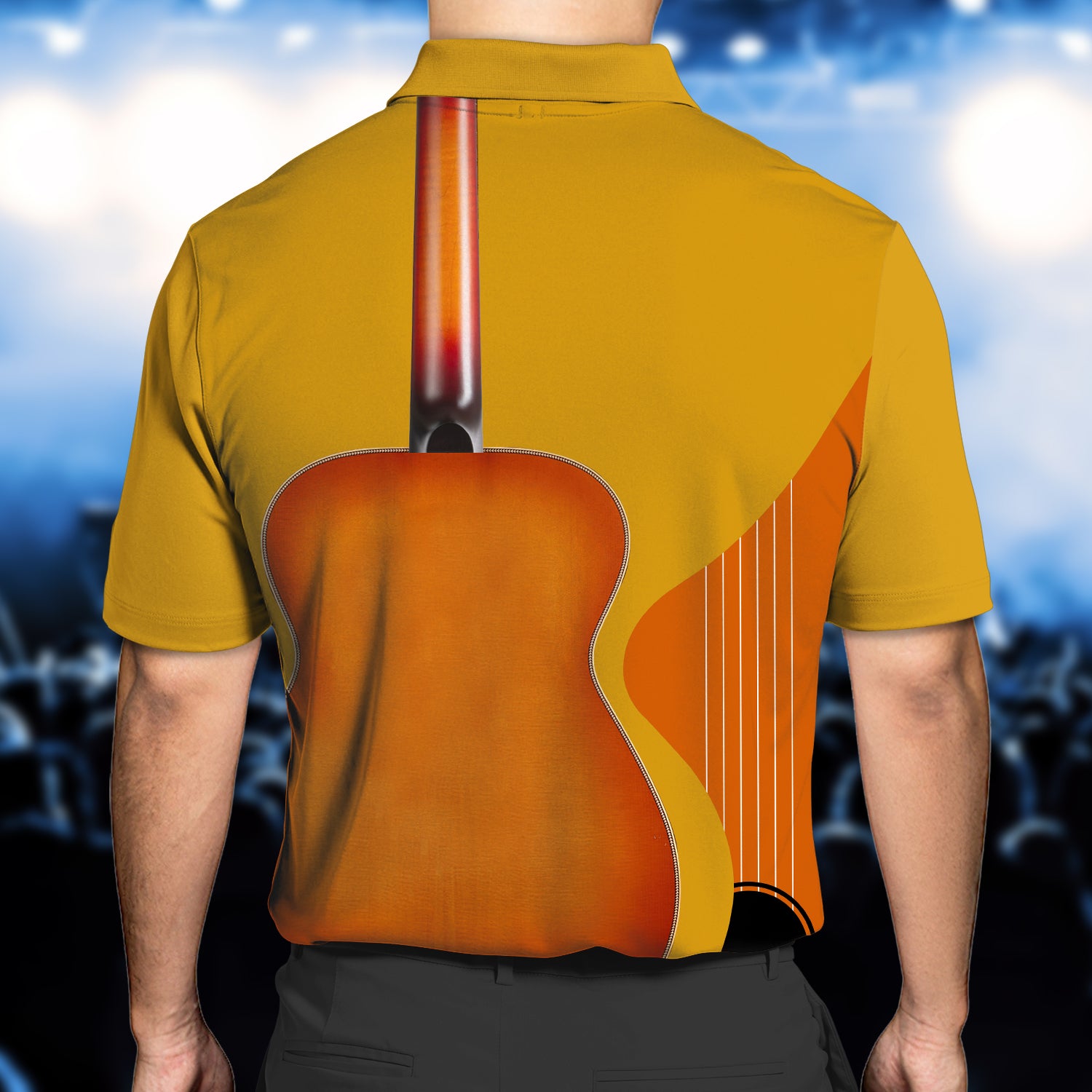 Guitar - Personalized Name 3D Polo Shirt - Tt99-136