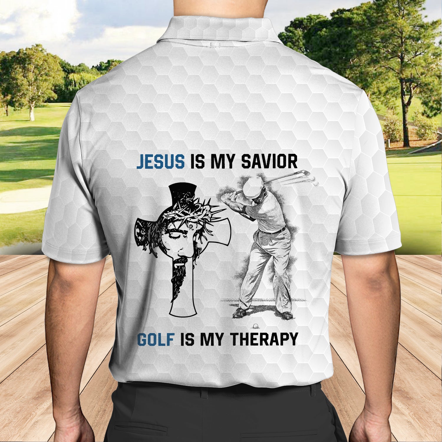 Golf - Personalized Name 3D Polo Shirt - Tt99-127