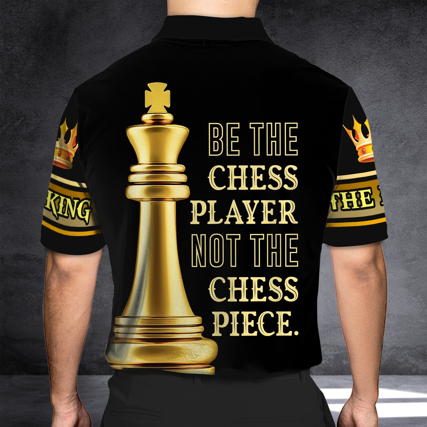 Be The Chess Player - Personalized Name 3D Polo Shirt - TD96 - Ct105