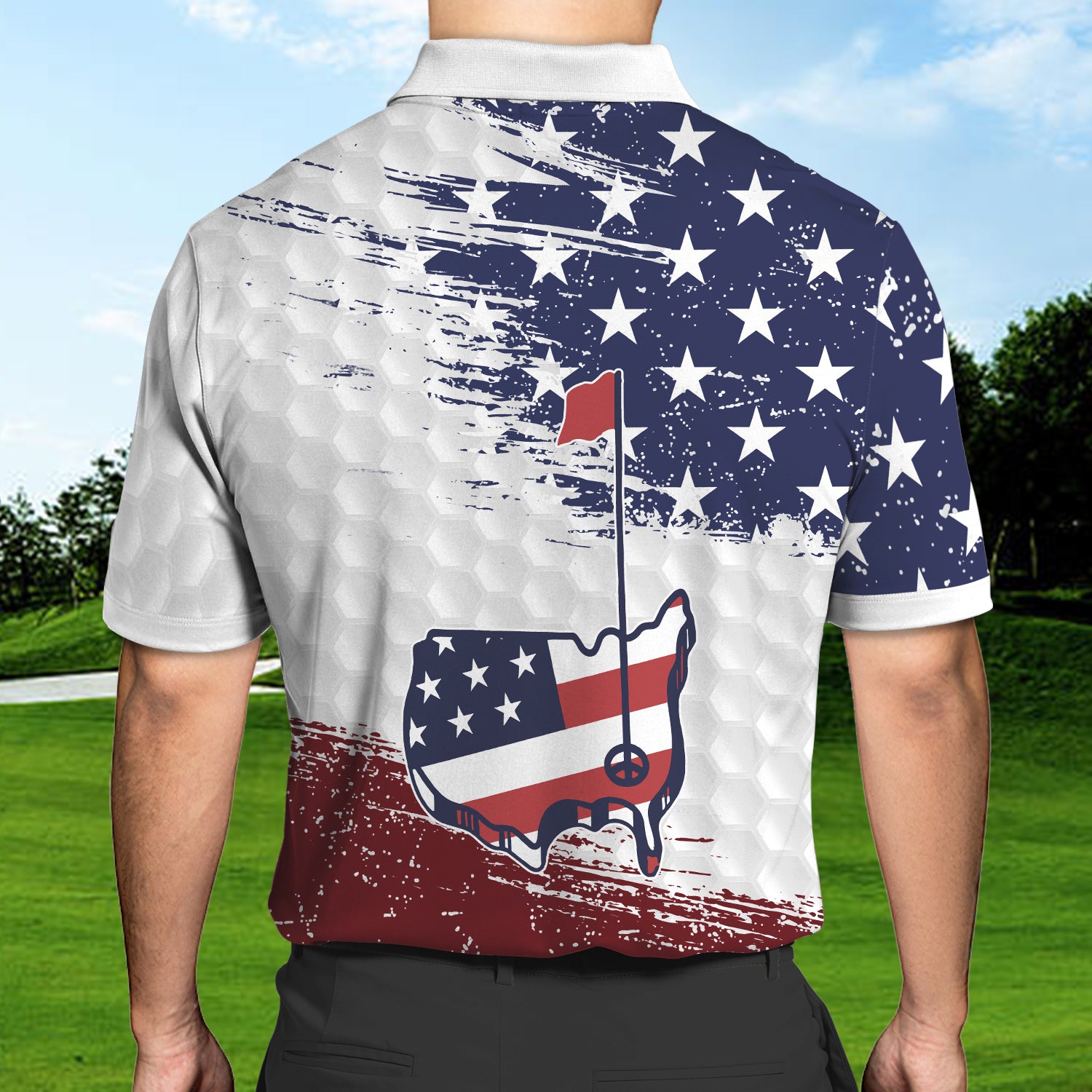 3D Golf1 - Personalized Name 3D Polo Shirt - BY97