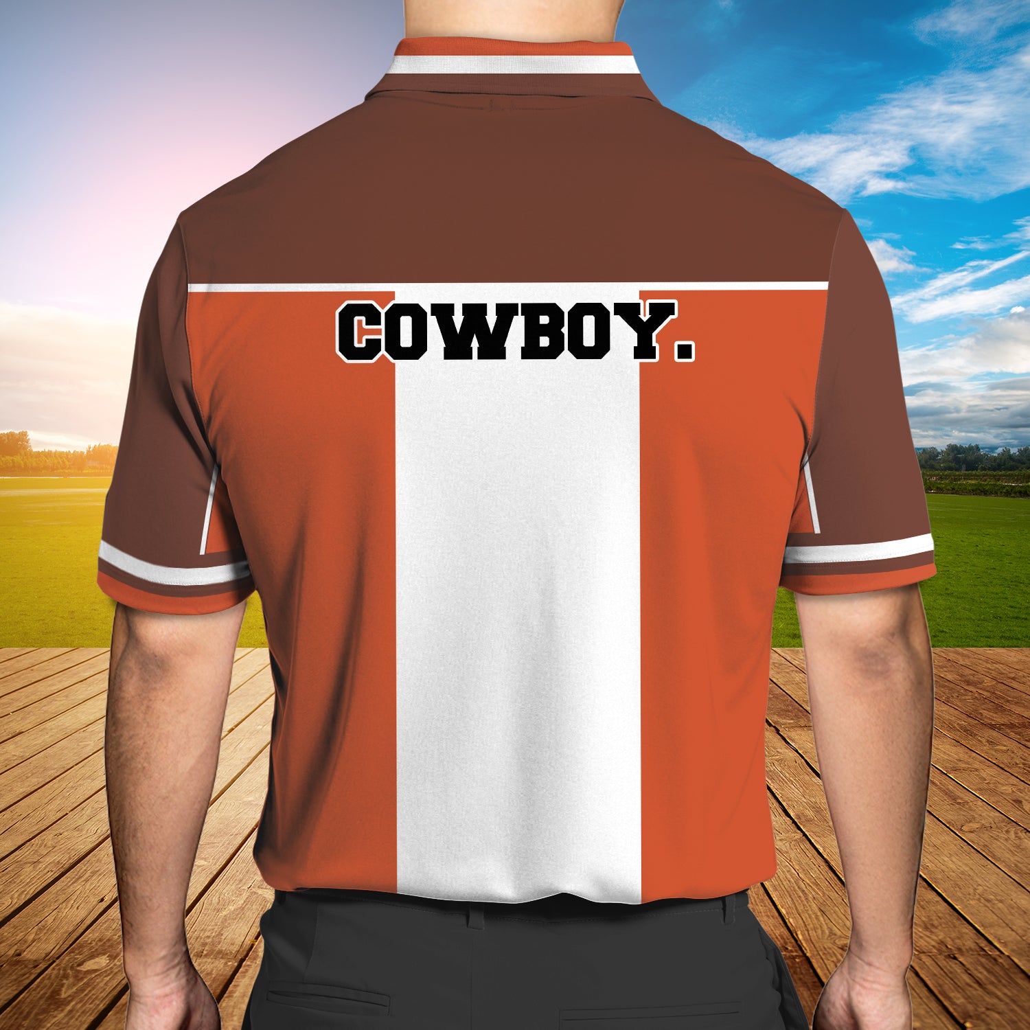 Rodeo 2 - Personalized Name 3D Polo Shirt - Dp98 - Dp342