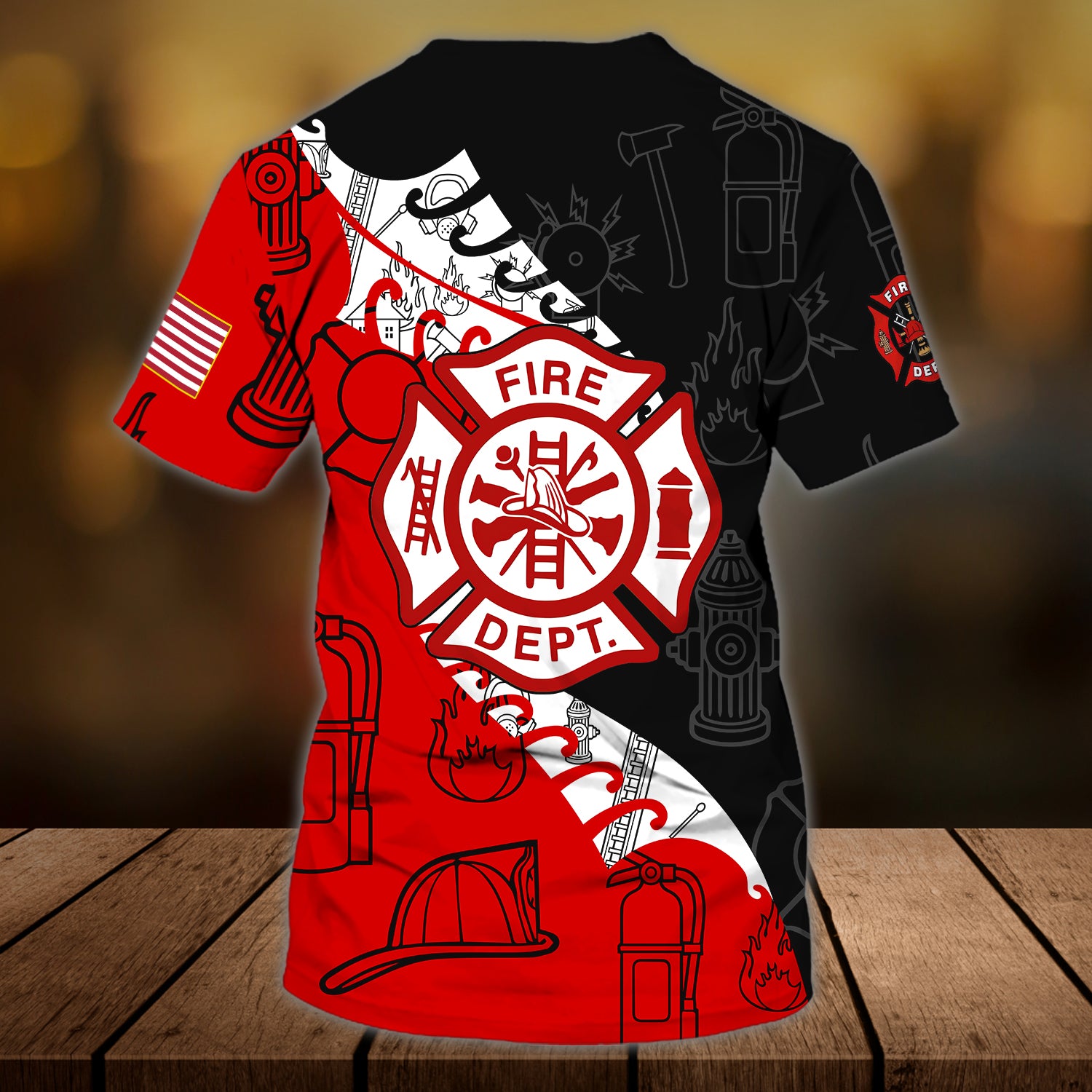 Firefighter - Personalized Name 3D Tshirt For firefighter - HEZ98 13