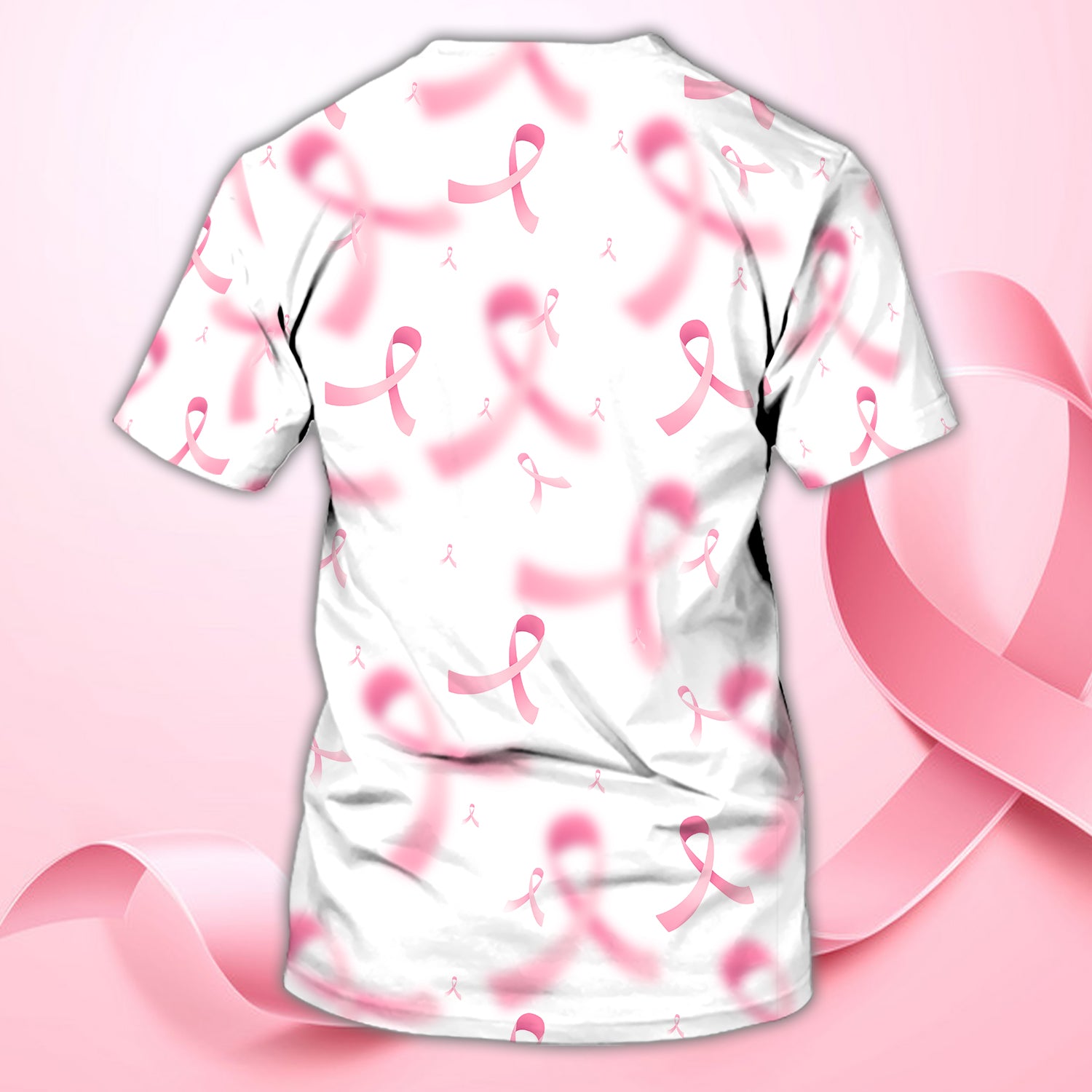 Breast Cancer Awareness - Personalized Name 3D T-Shirt - Nmd 89