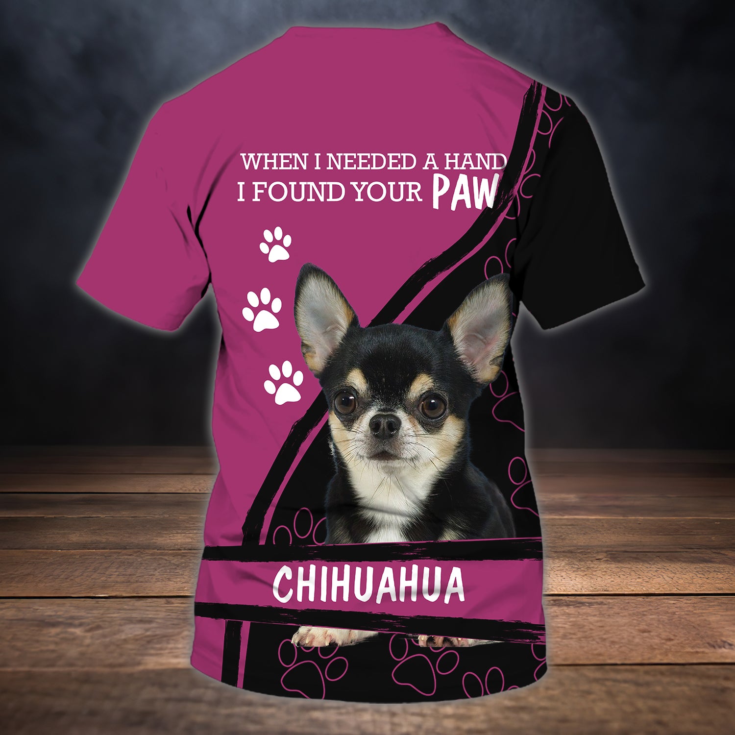 I Found Your Paw - Personalized Name 3D Tshirt - QB95