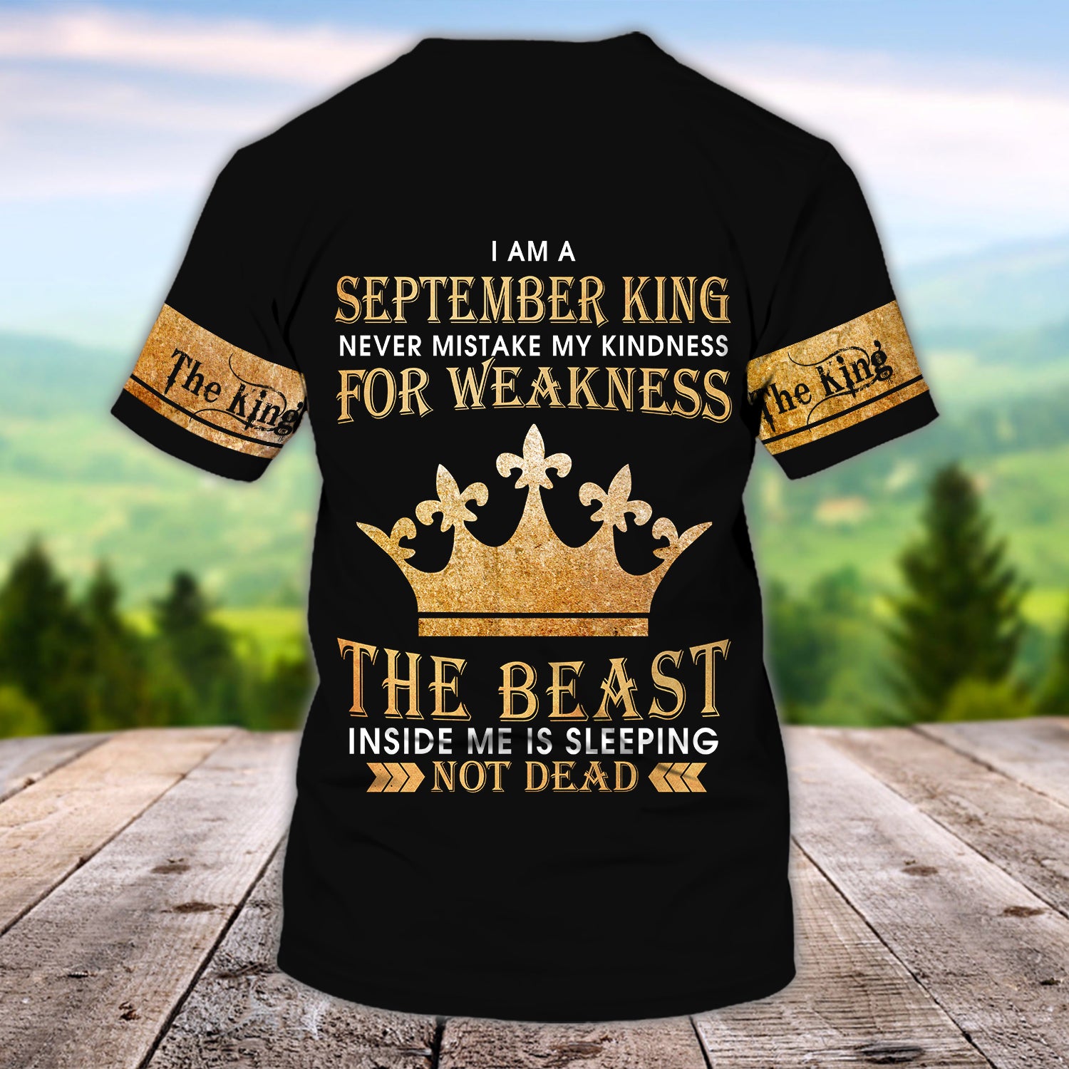 September King -Name 3D T-shirt-ATM2K