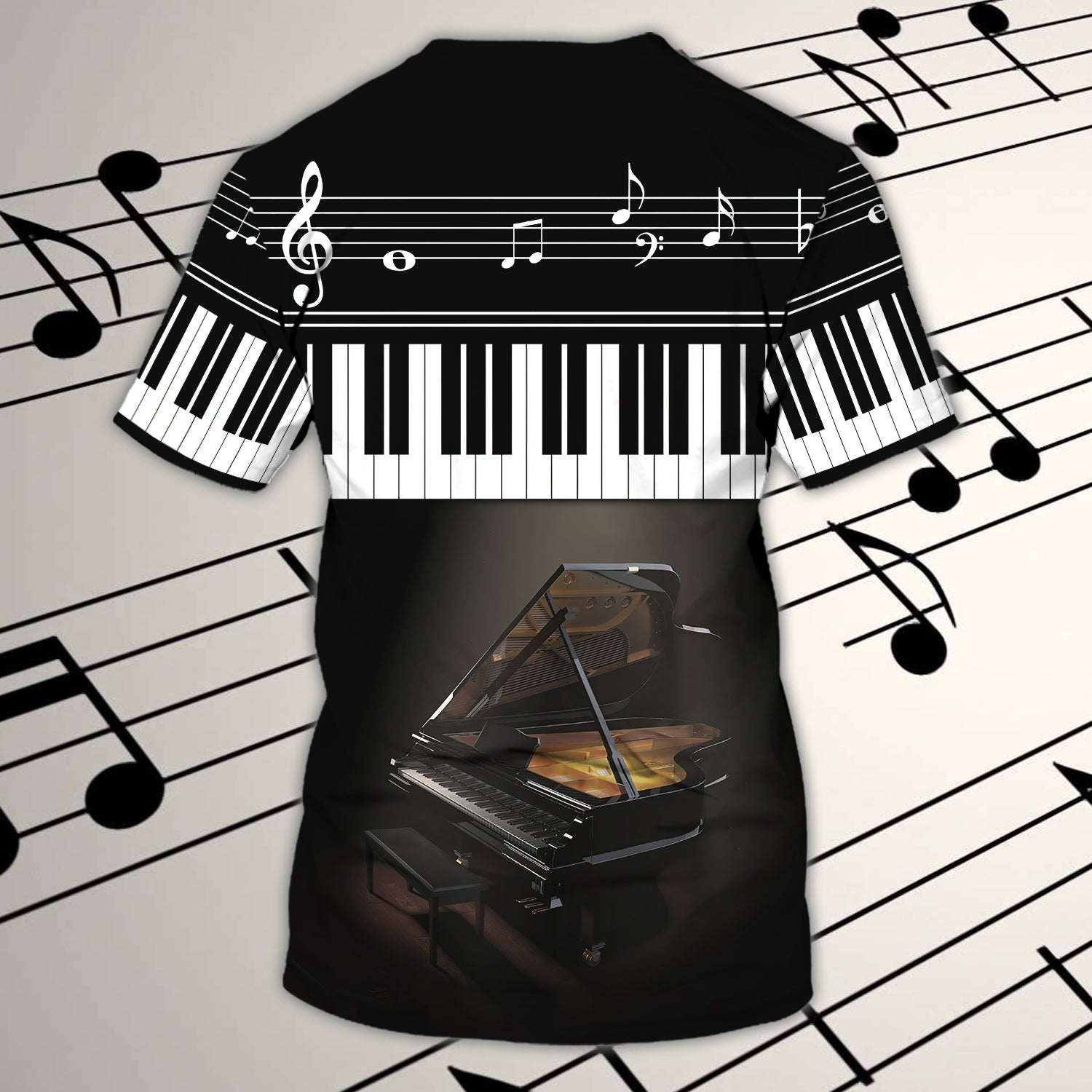 PIANO - 3D Tshirt 01 - RINC98