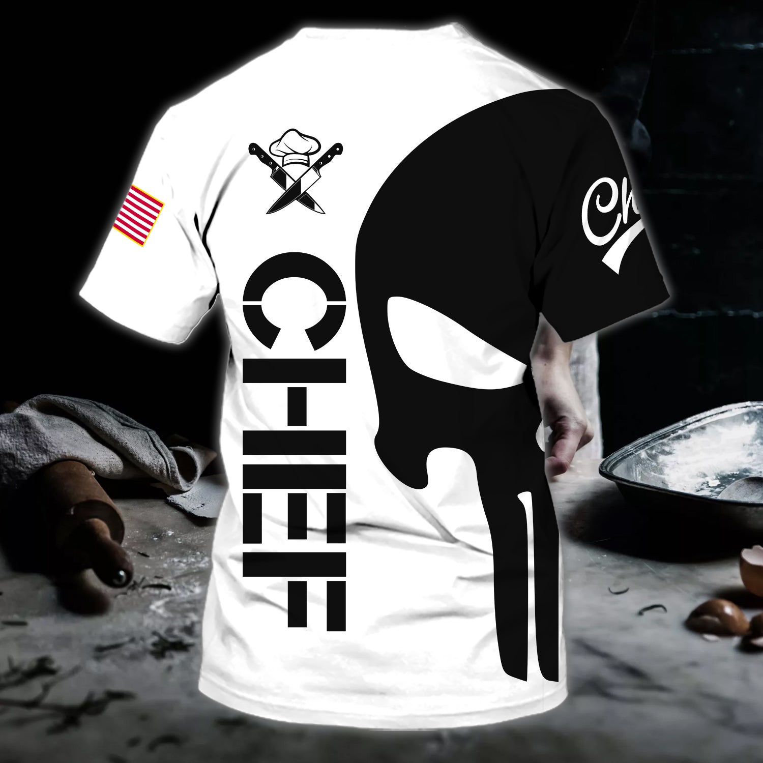 CHEF 3979 - Personalized Name 3D Tshirt - HTA - HKM