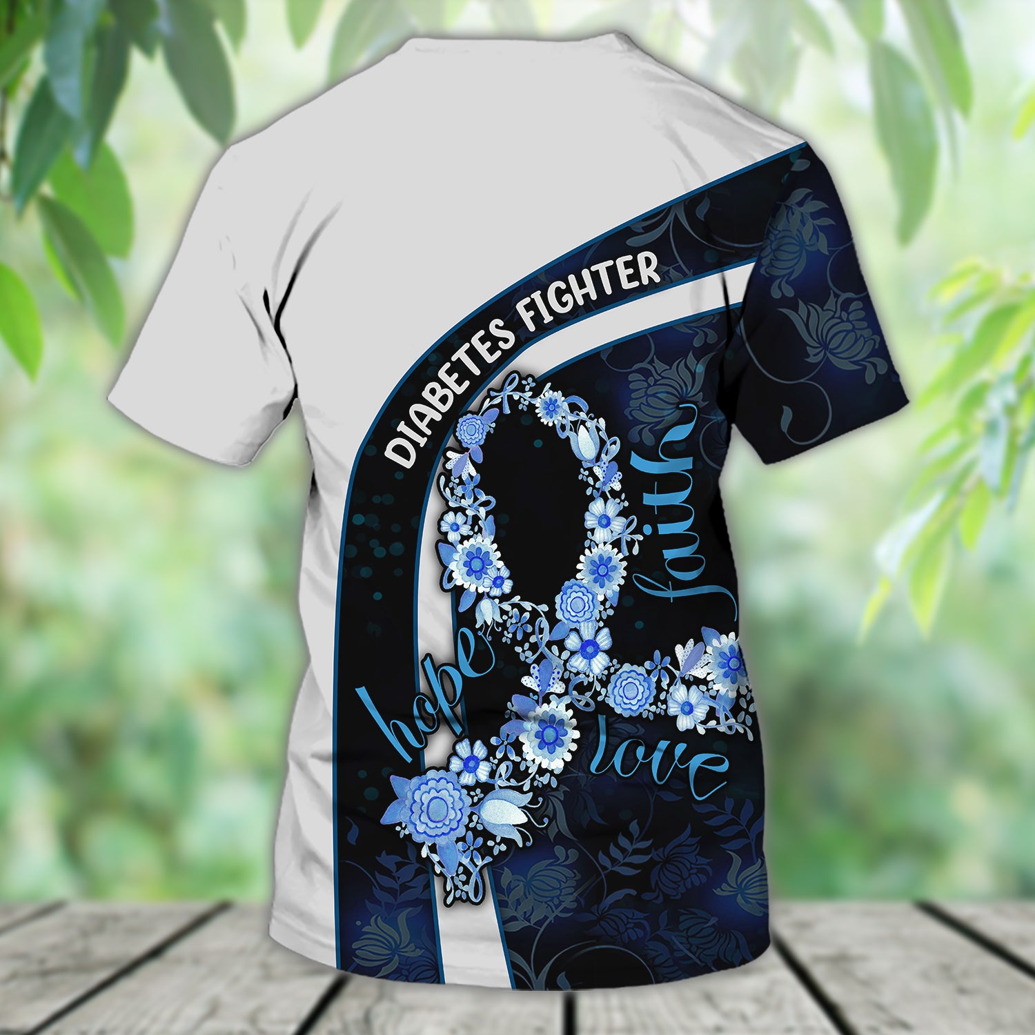 Diabetes Fighter - 3D Tshirt - K77 Lta98