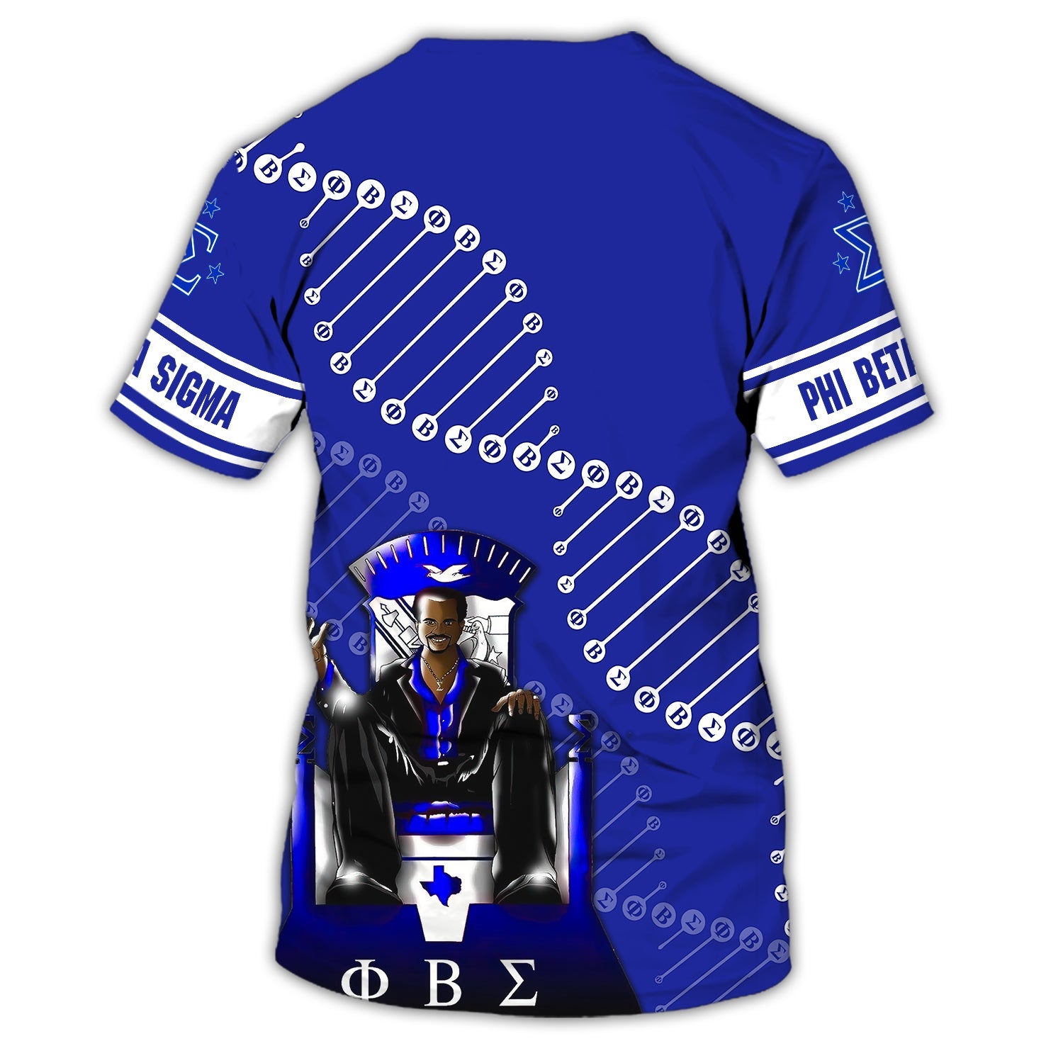 Phi Beta Sigma - Personalized Name 3D Tshirt - TAD - 172