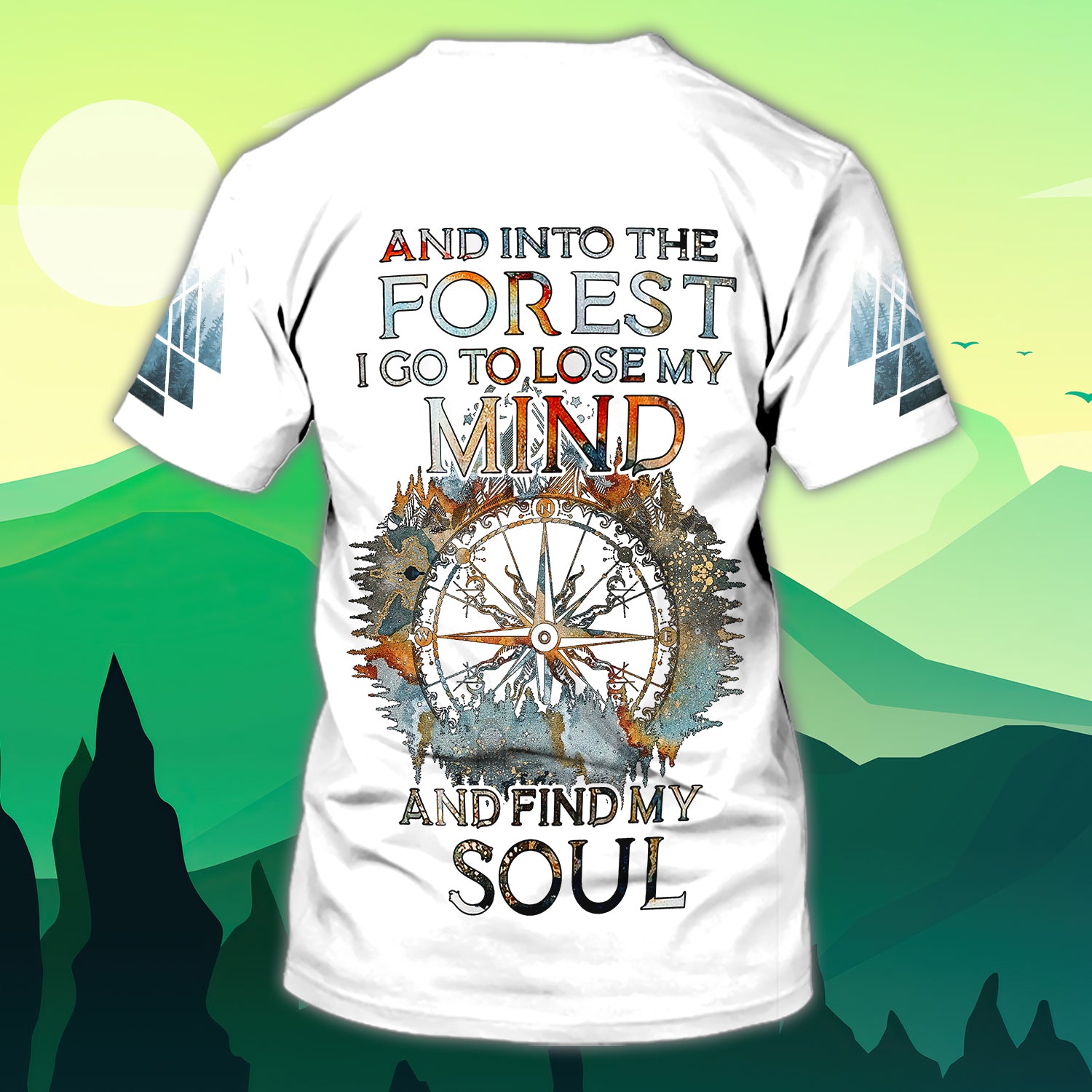 And Into The Forest I Go To Lost My Mind... - Personalized Name 3D T Shirt - Loop-T2k-178