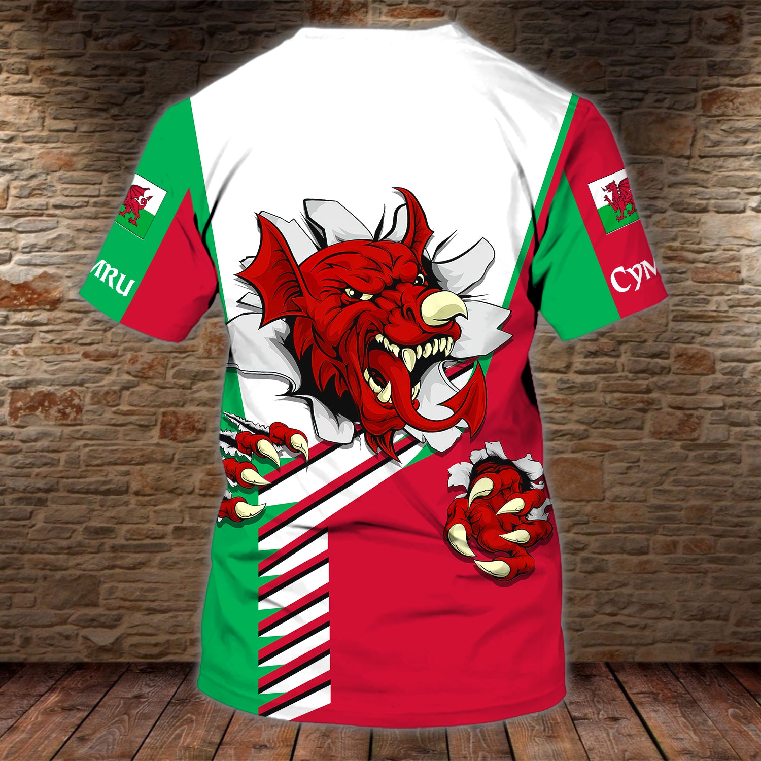 Wales - Cymru 063 - Cymru - Personalized Name 3D Tshirt - DAT93