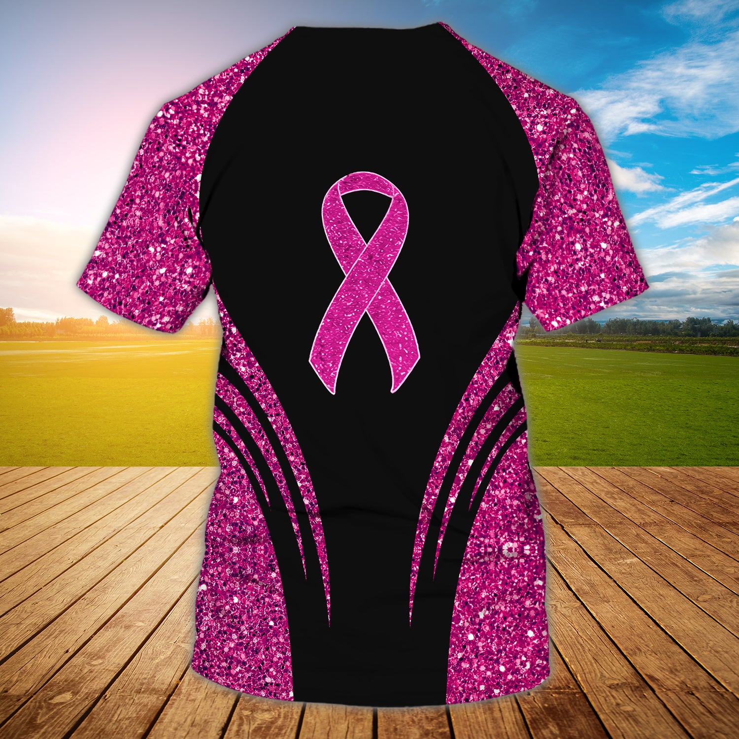 Breast Cancer Ribbon 2 - Personalized Name 3D Hoodie - Dp98 - Dp543